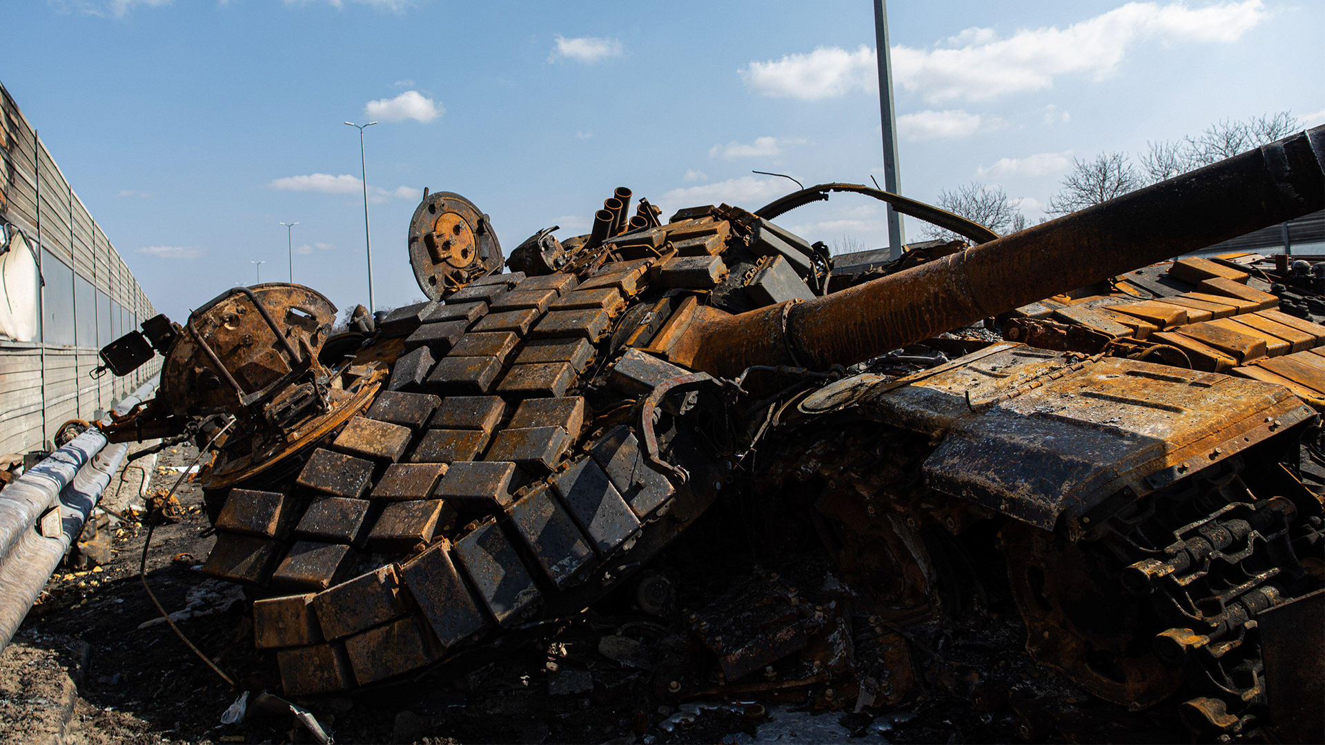 This Cold War-era T-72 was destroyed in Kyiv Oblast by Ukrainian forces, but the Russians have plenty more of them as well as older designs