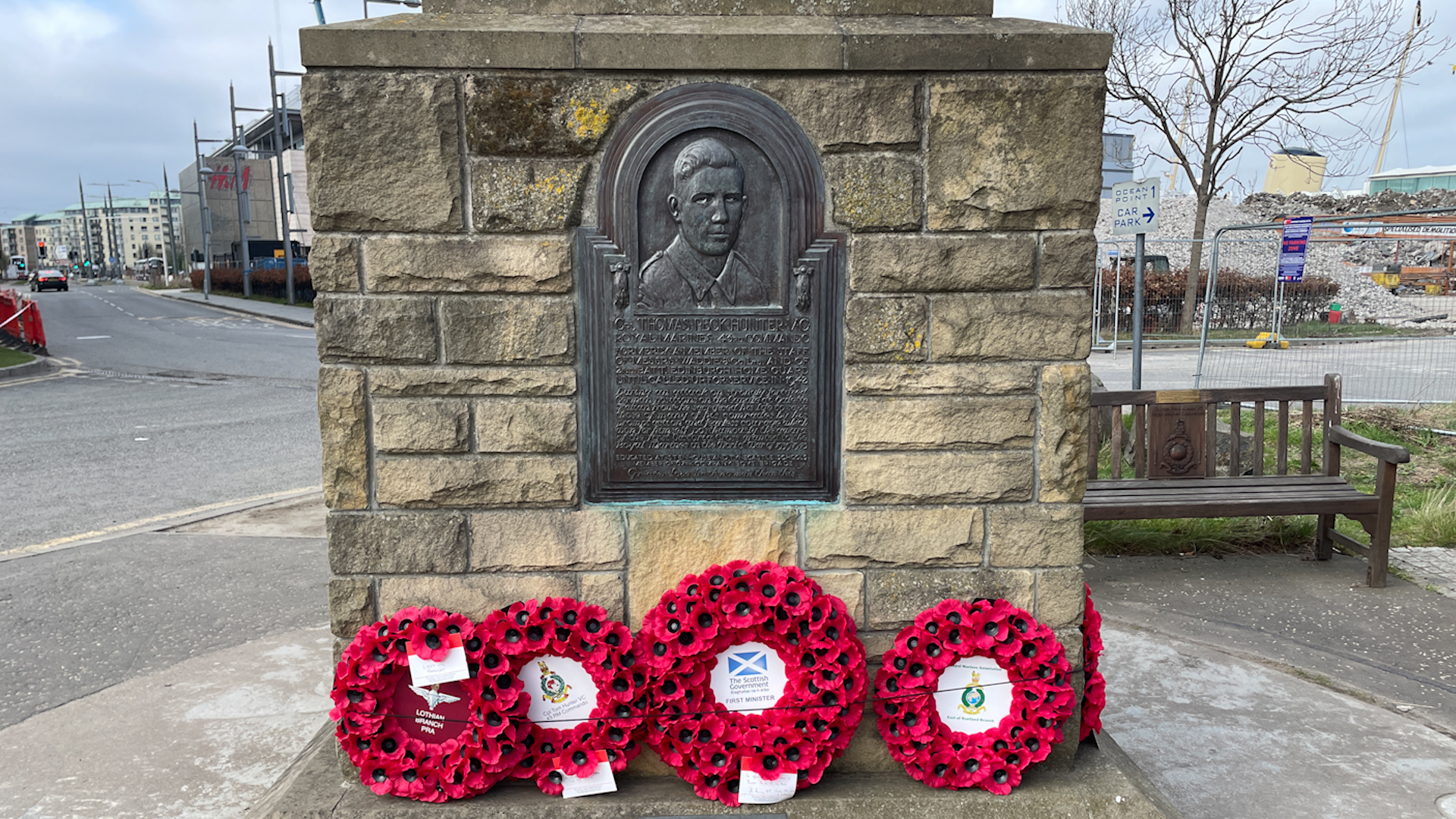 Memorial to Thomas Peck Hunter VC