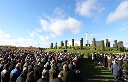 Thousands attended the ceremony (Picture: PA).