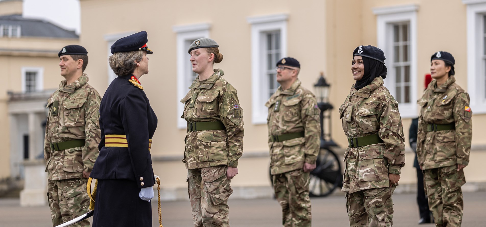 Officer Cadets from Commissioning Course Short No. 211 passing out at Sandhurst (Picture: British Army).