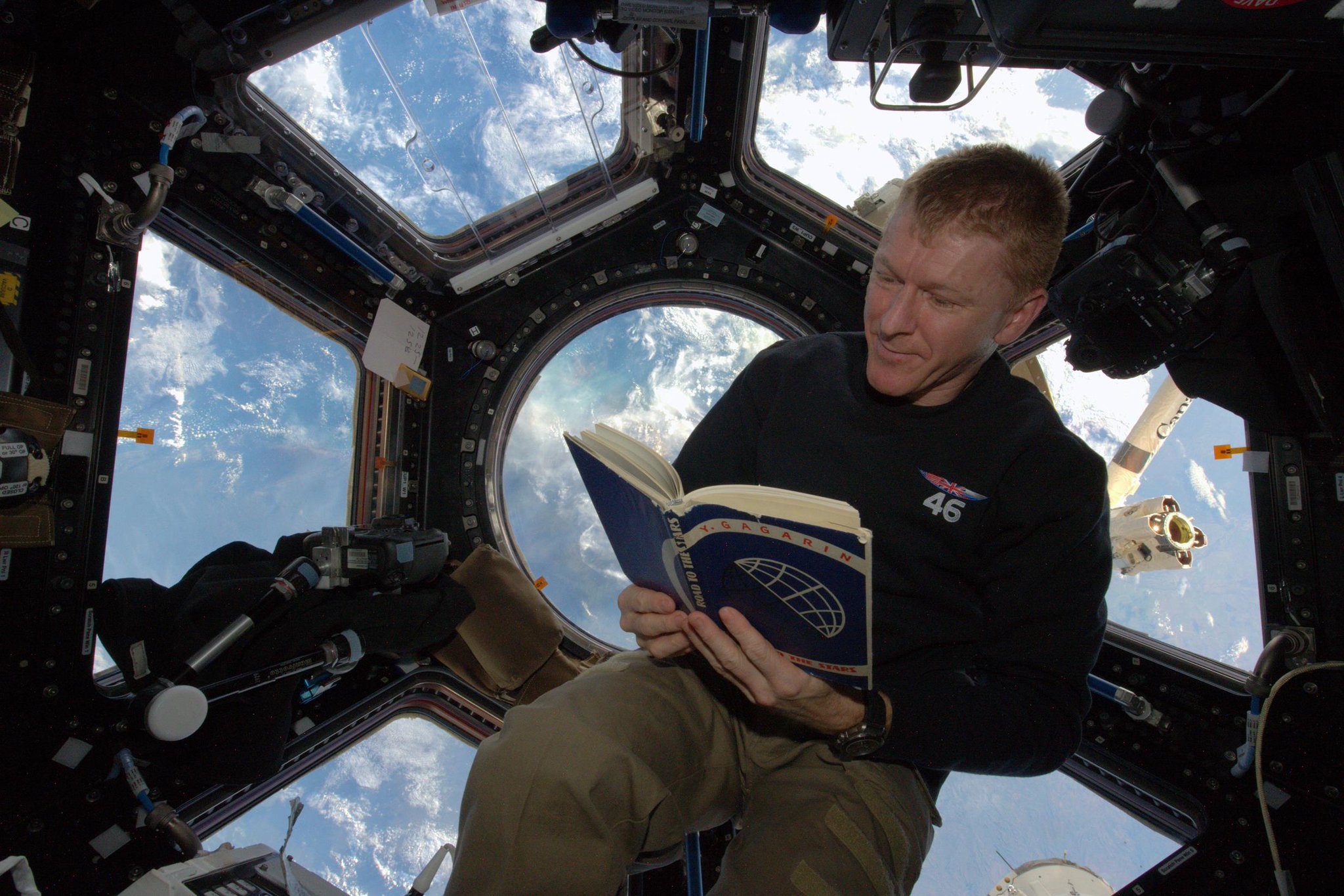 Tim Peake in space