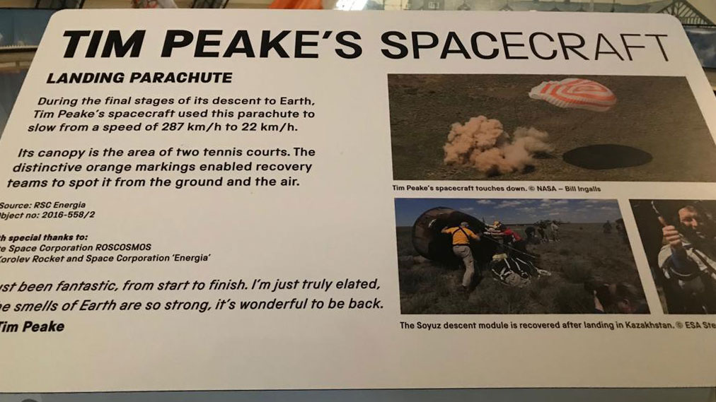 Tim Peake Capsule Poster Credit BFBF Cherry Casey