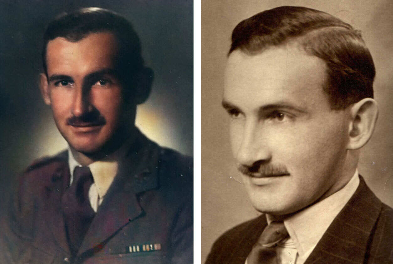 Illustration and photo of Lt Col Eugene Strickland, WW2 tank commander