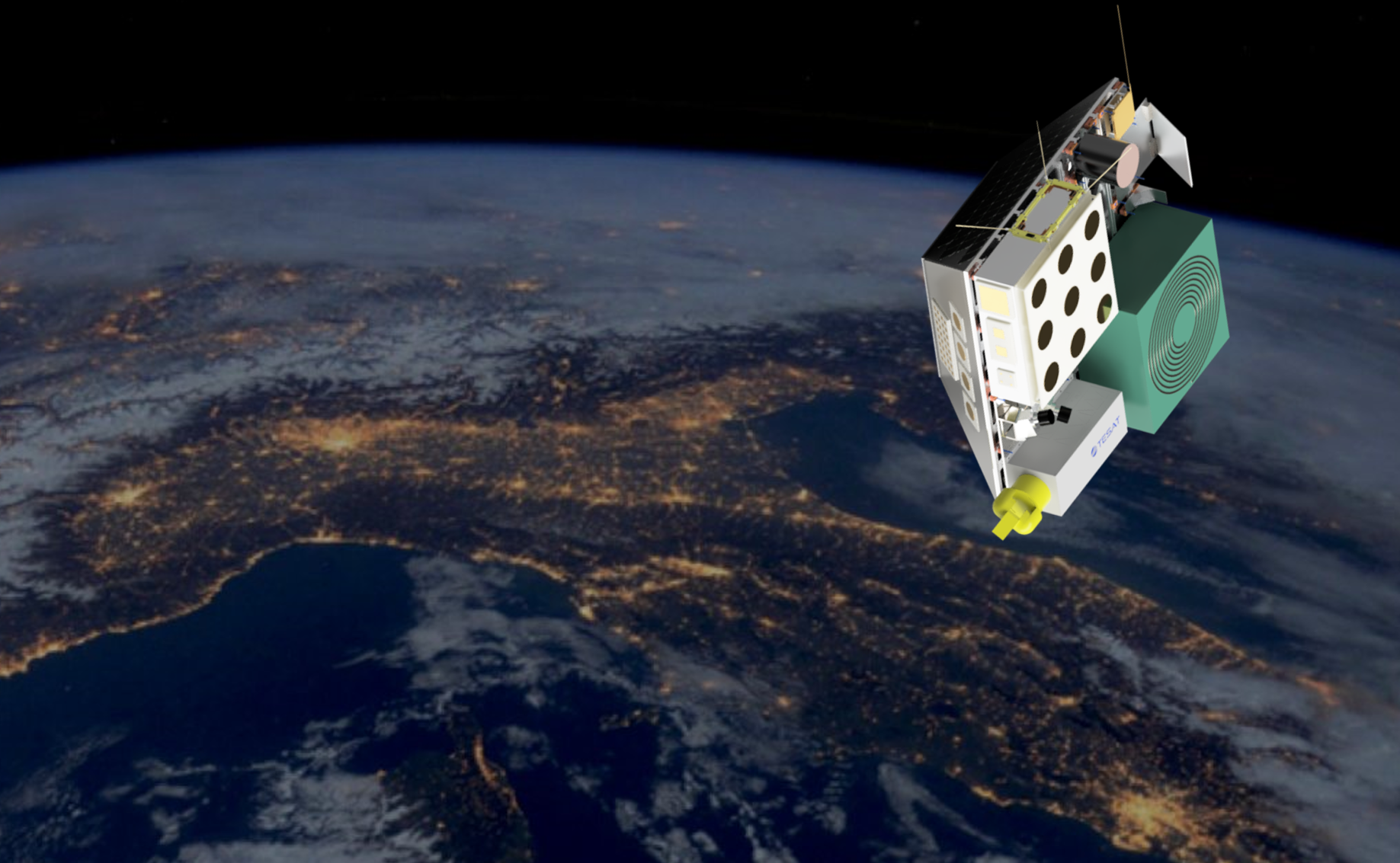 The 'Titania' satellite could inform future decisions on military communications in space (Picture: MOD).