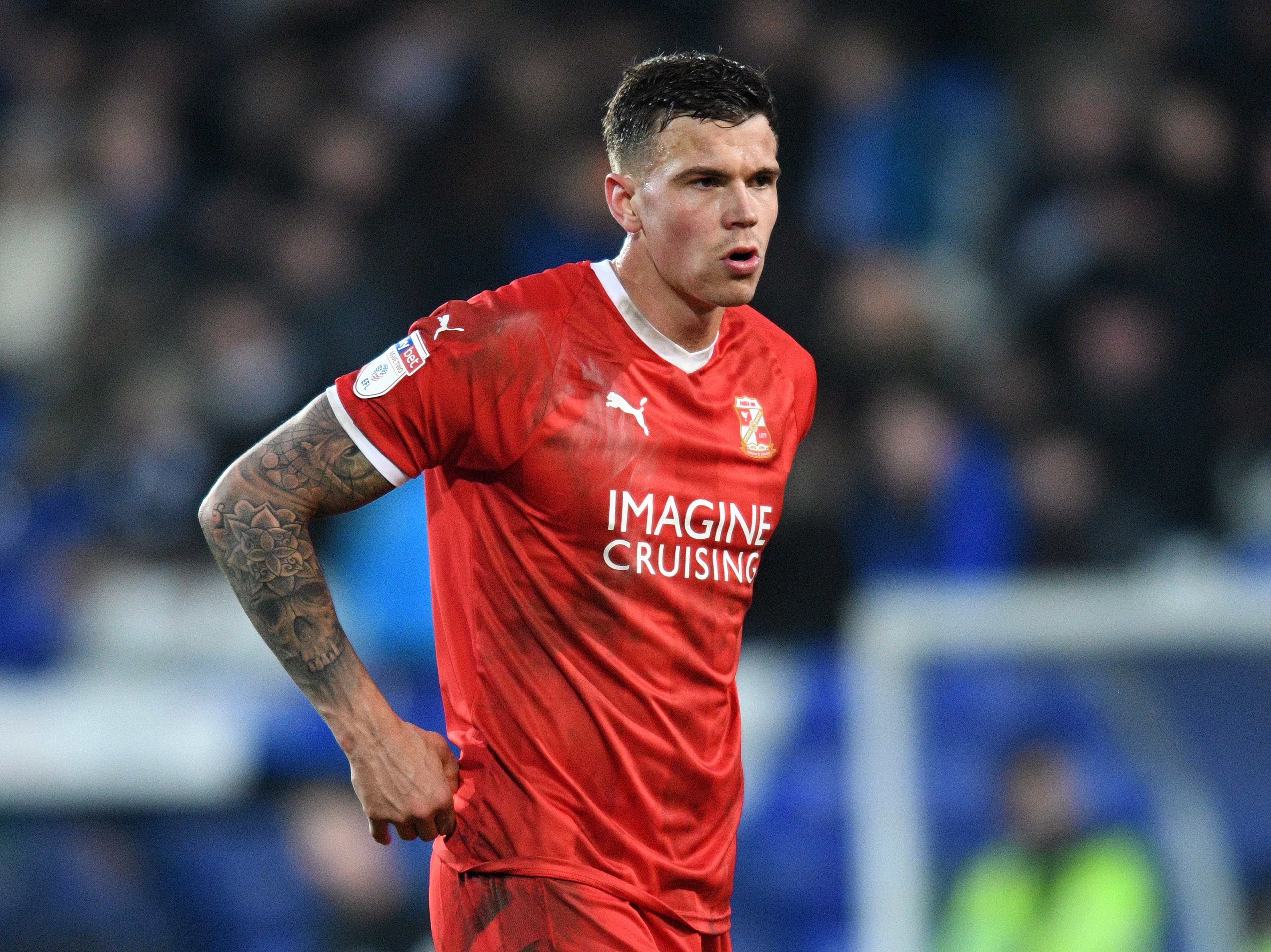 Tom Broadbent Debut 21.01.18 Credit- Swindon Town FC