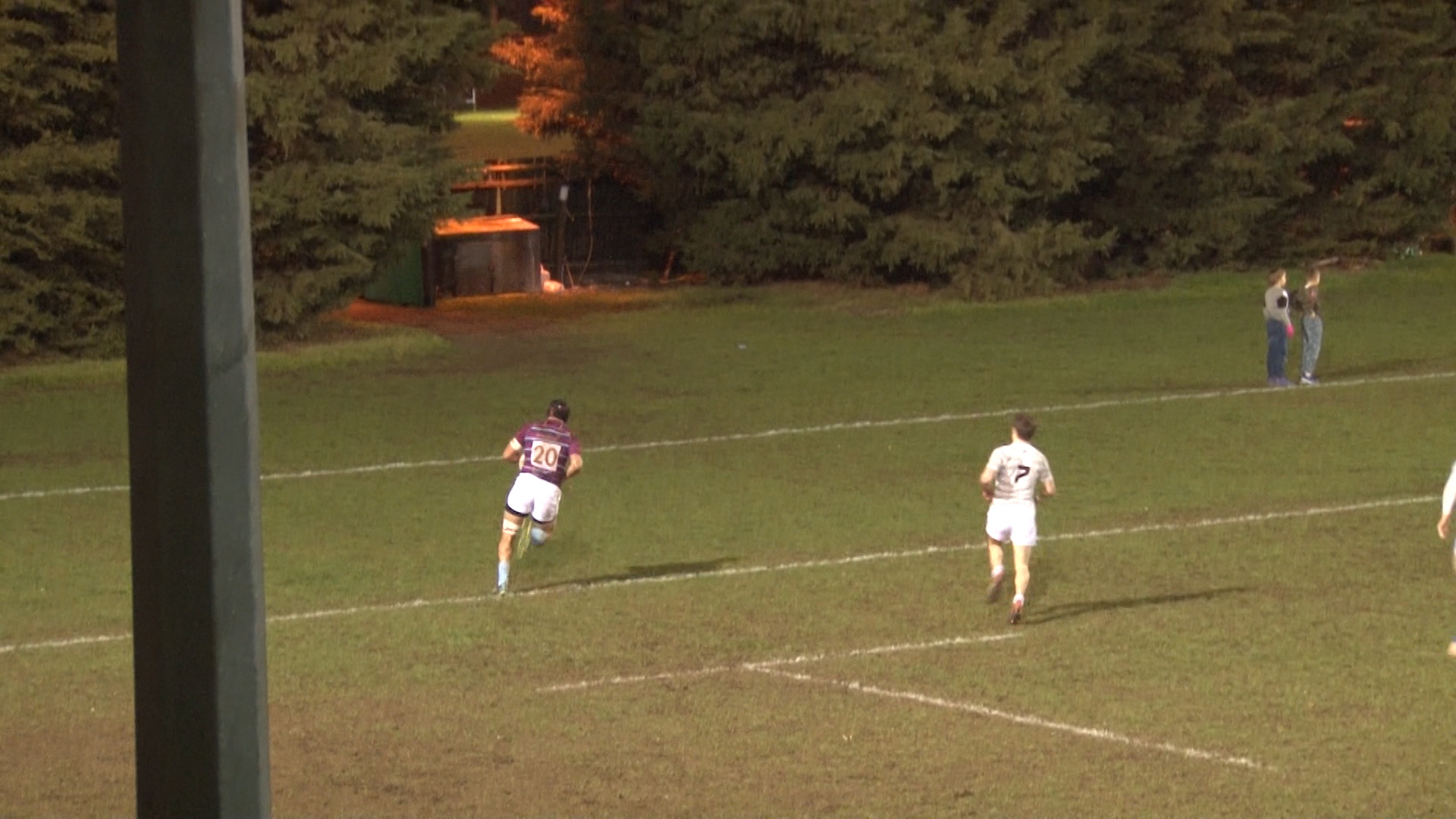 Tom Windiback scored a consolation try for the RAF.