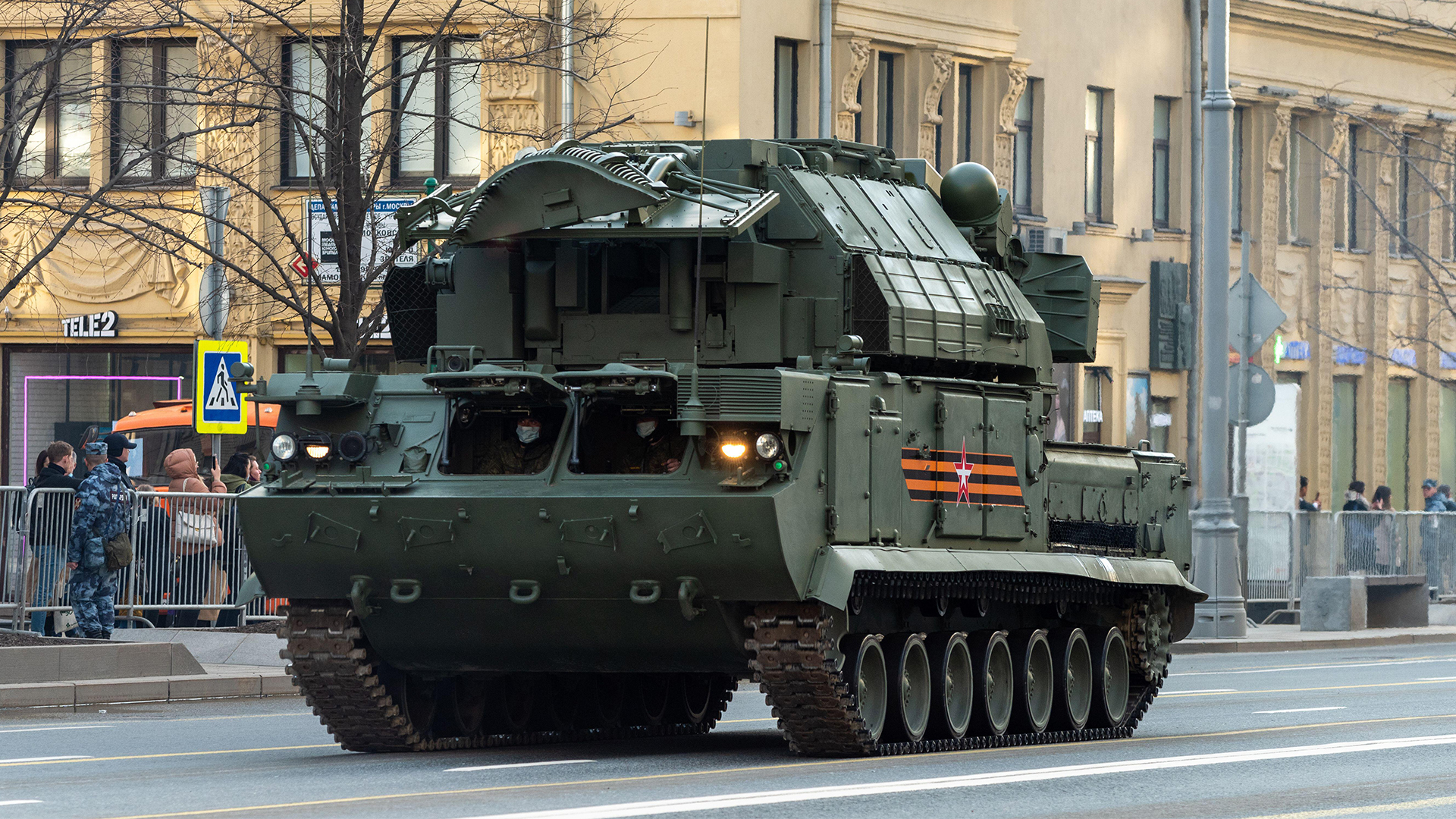 Russia's Tor-M2 short-range surface-to-air missile system is specifically designed to take out low-flying threats like attack helicopters