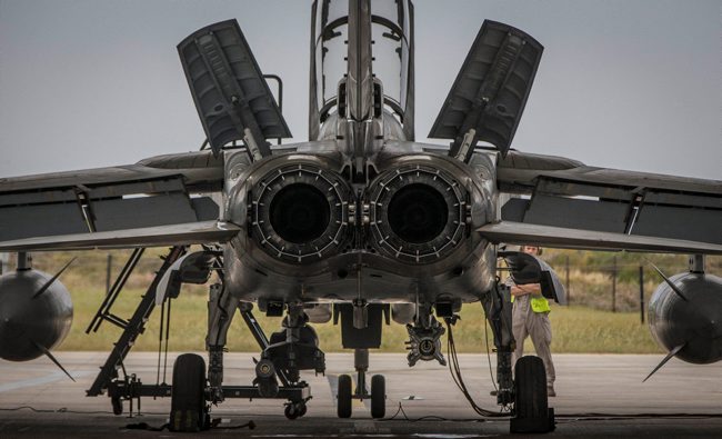 Tornado being prepared for sortie