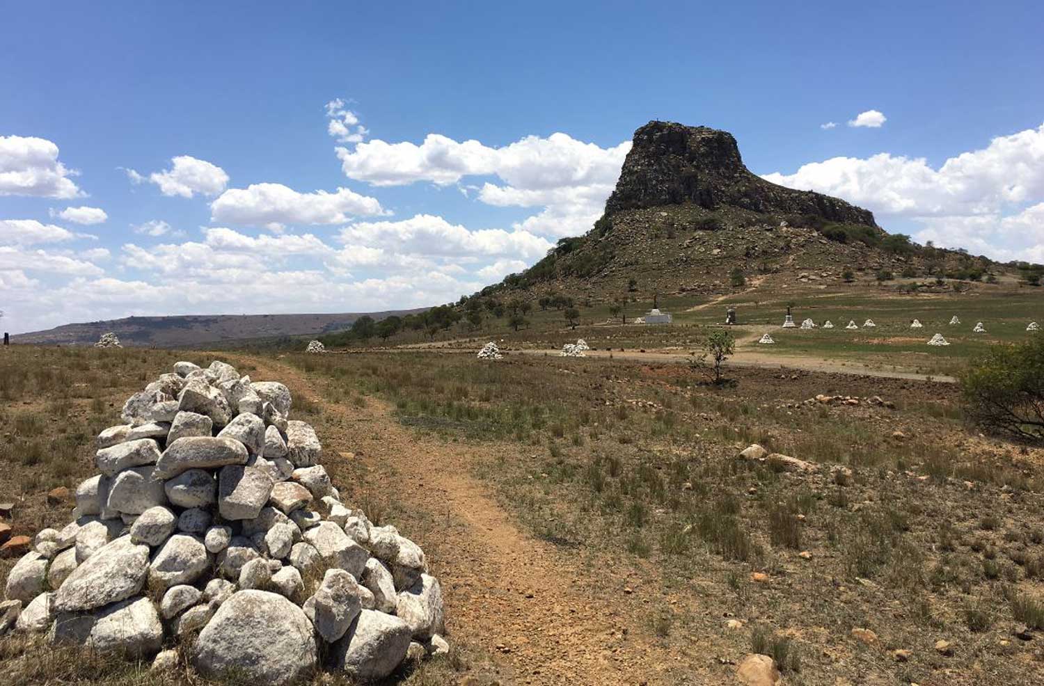 Battlefield of Isandlwana where 1500 British soldiers died Battlefield of Isandlwana where 1500 British soldiers died