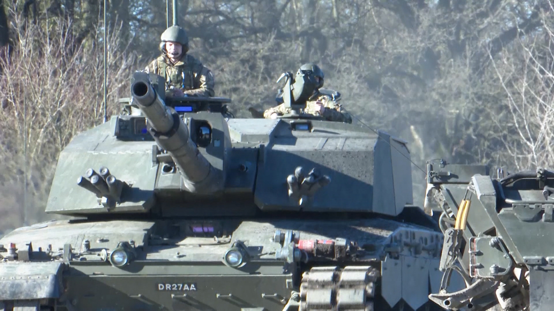 Queen’s Royal Hussars in Germany.