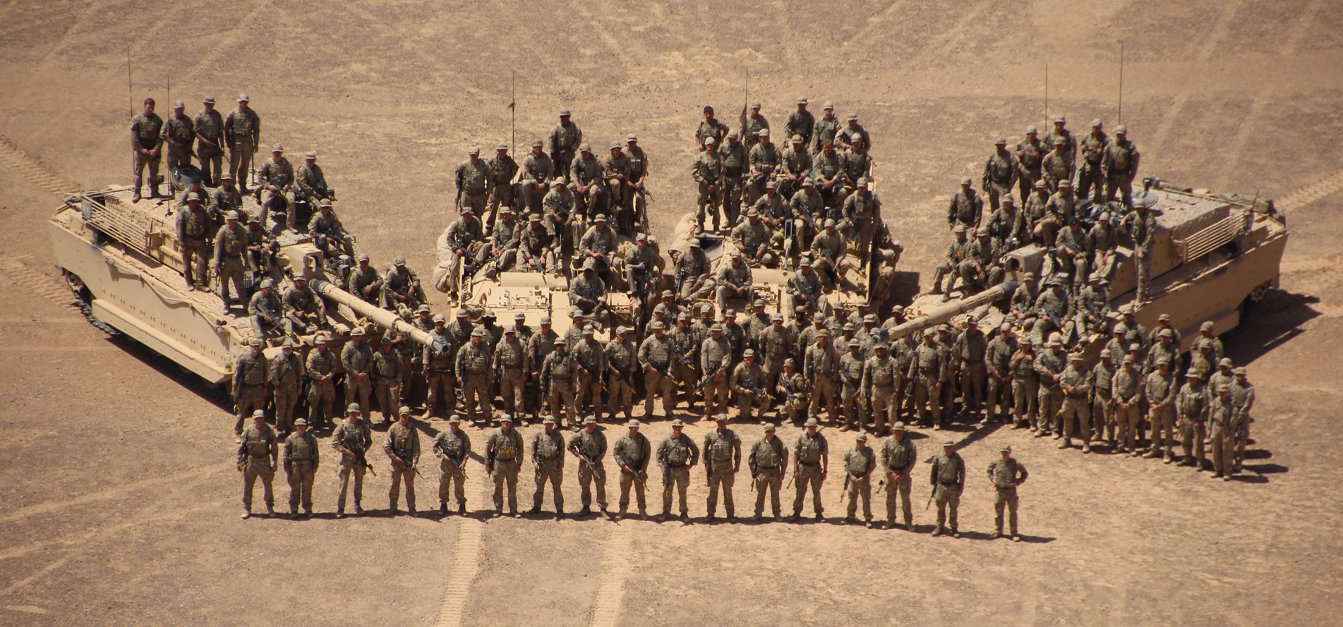 Members from 1 Armoured Infantry Brigade have been working alongside Omani Army (Picture: British Army).