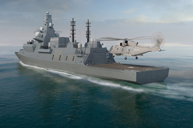 What the Type 26 will look like (Picture: MOD).