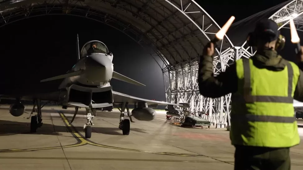 Typhoon Jets scrambled for Hijack Exercise with Met police