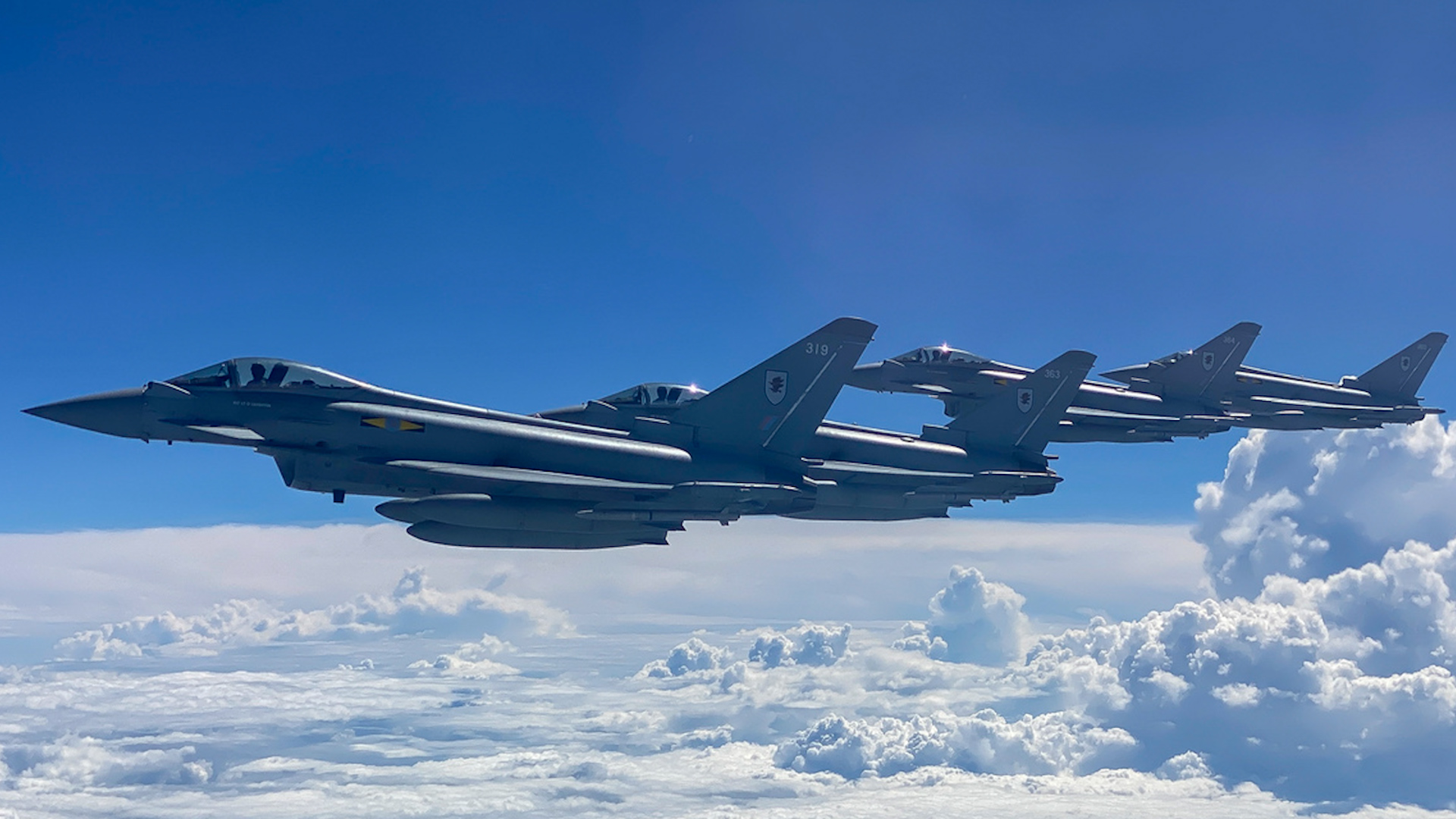 Typhoon Squadrons operating in opposite sides of the world 07102023 CREDIT RAF