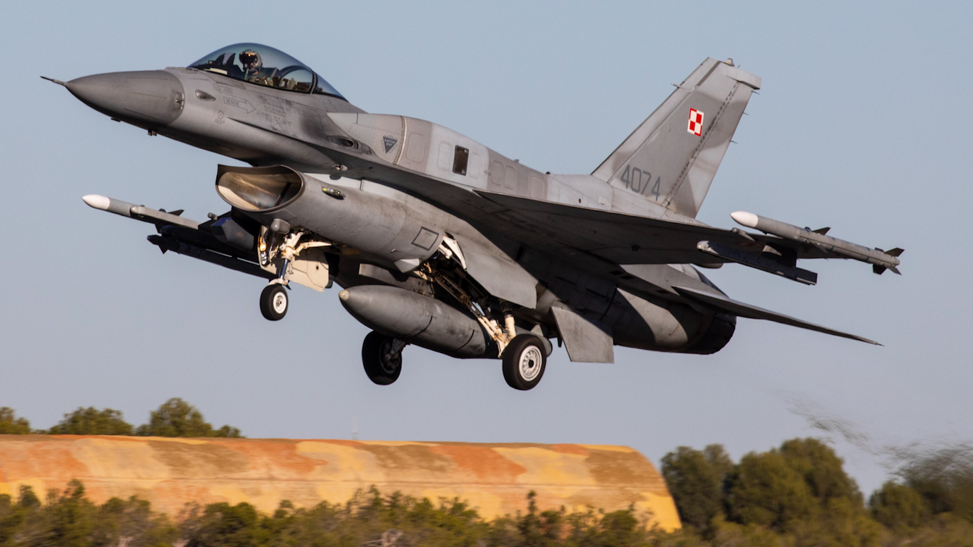 Typhoon from 29 Squadron in Spain on an air exercise with NATO allies and partners 30112023 CREDIT RAF
