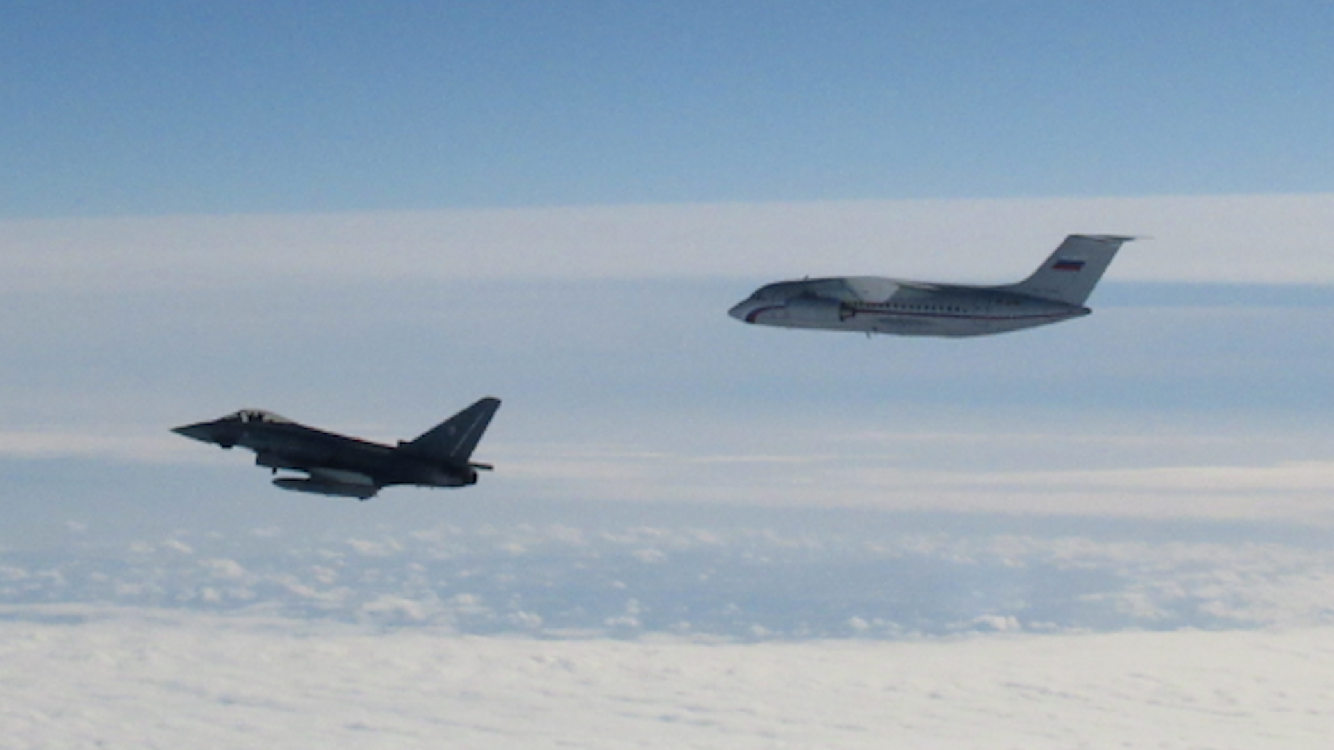 Typhoon jets were scrambled to escort the IL78 Midas 15032023 CREDIT MOD
