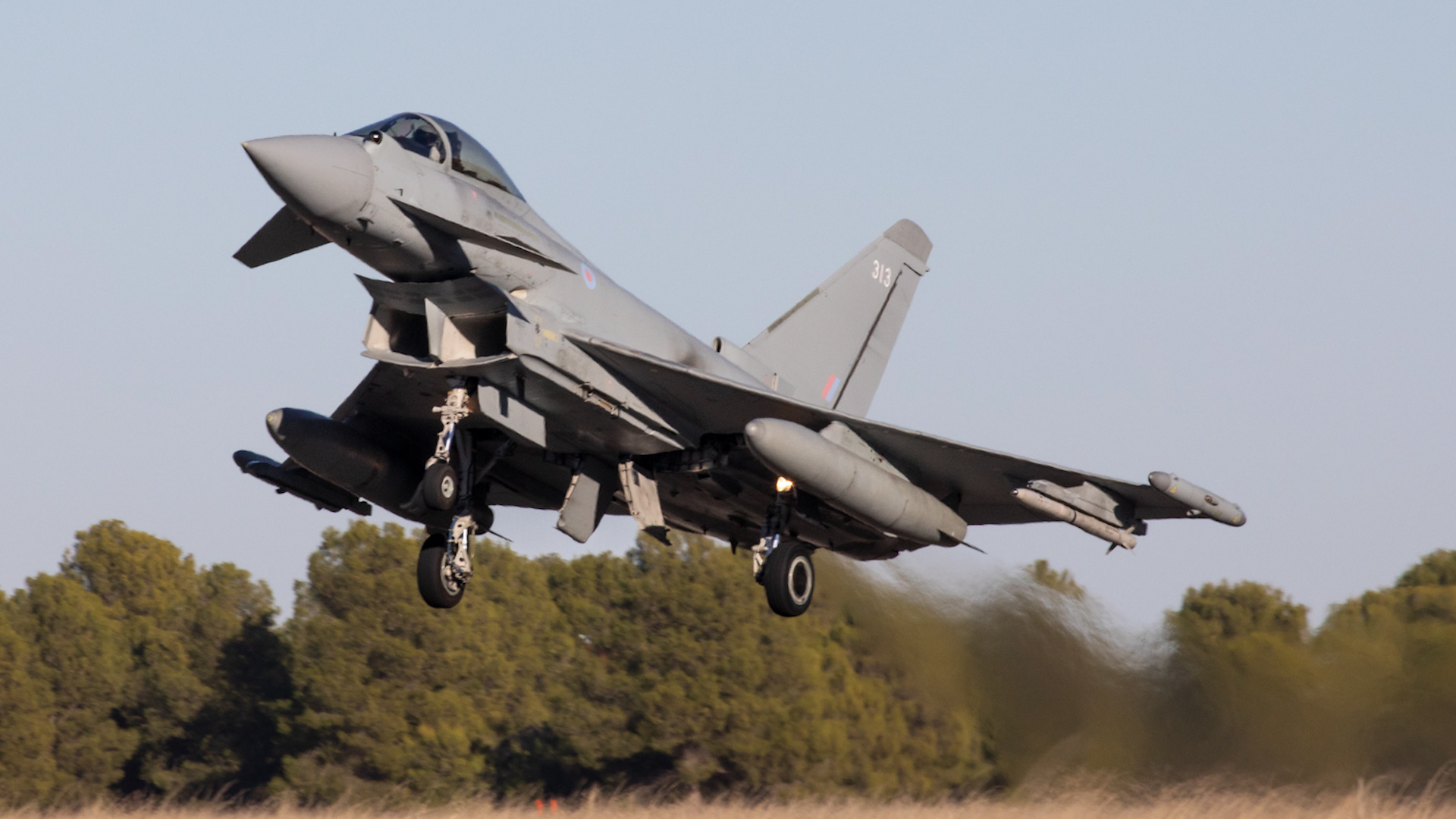 Typhoons from 29 Squadron at RAF Coningsby are currently in Spain on an air exercise with Nato allies