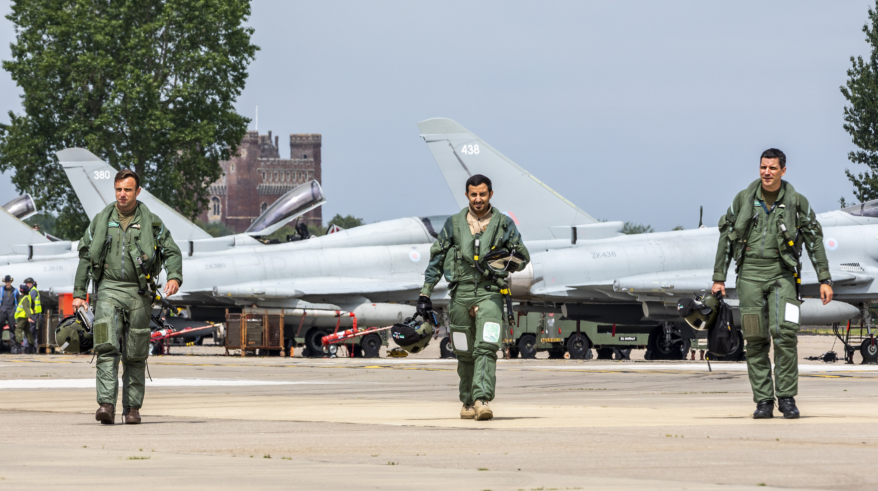 12 Squadron is the first RAF squadron formed with another nation since the Second World War (Picture: MOD).