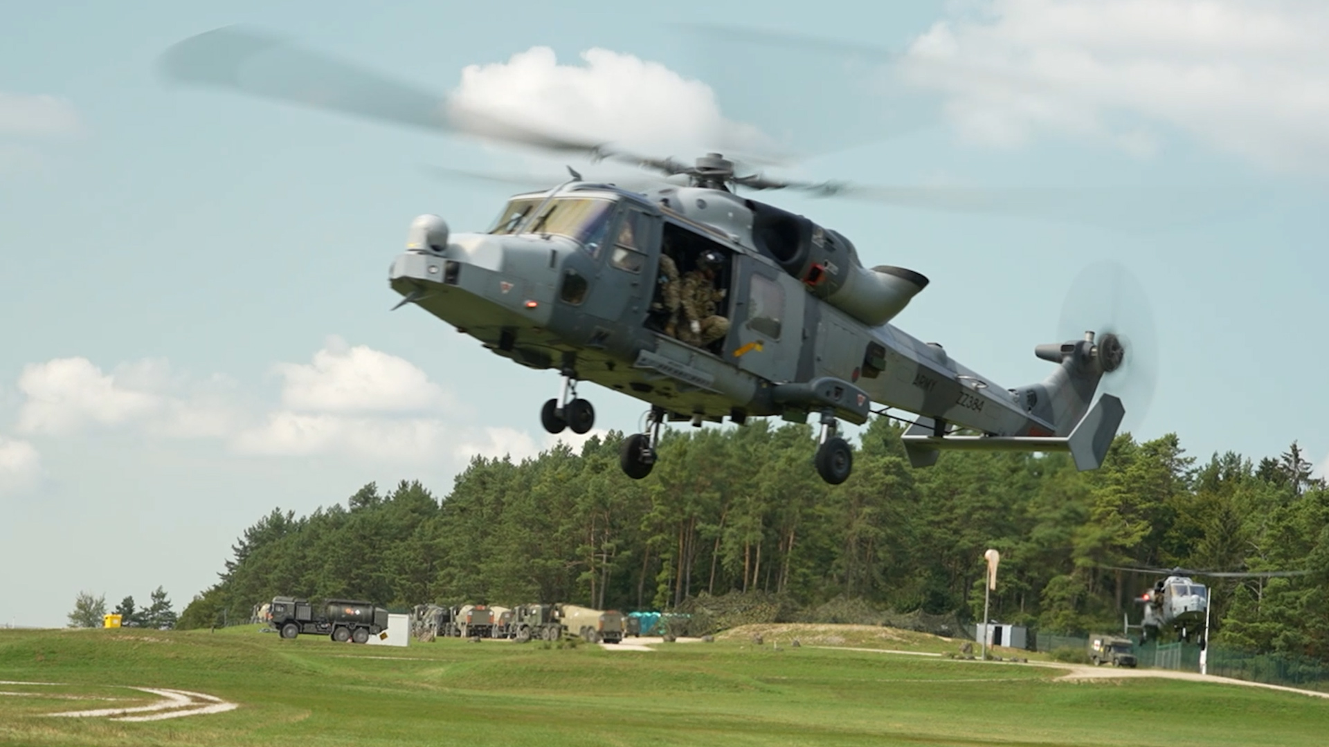 UK Apaches and Wildcats in realistic warfighting training Exercise Sabre Junction