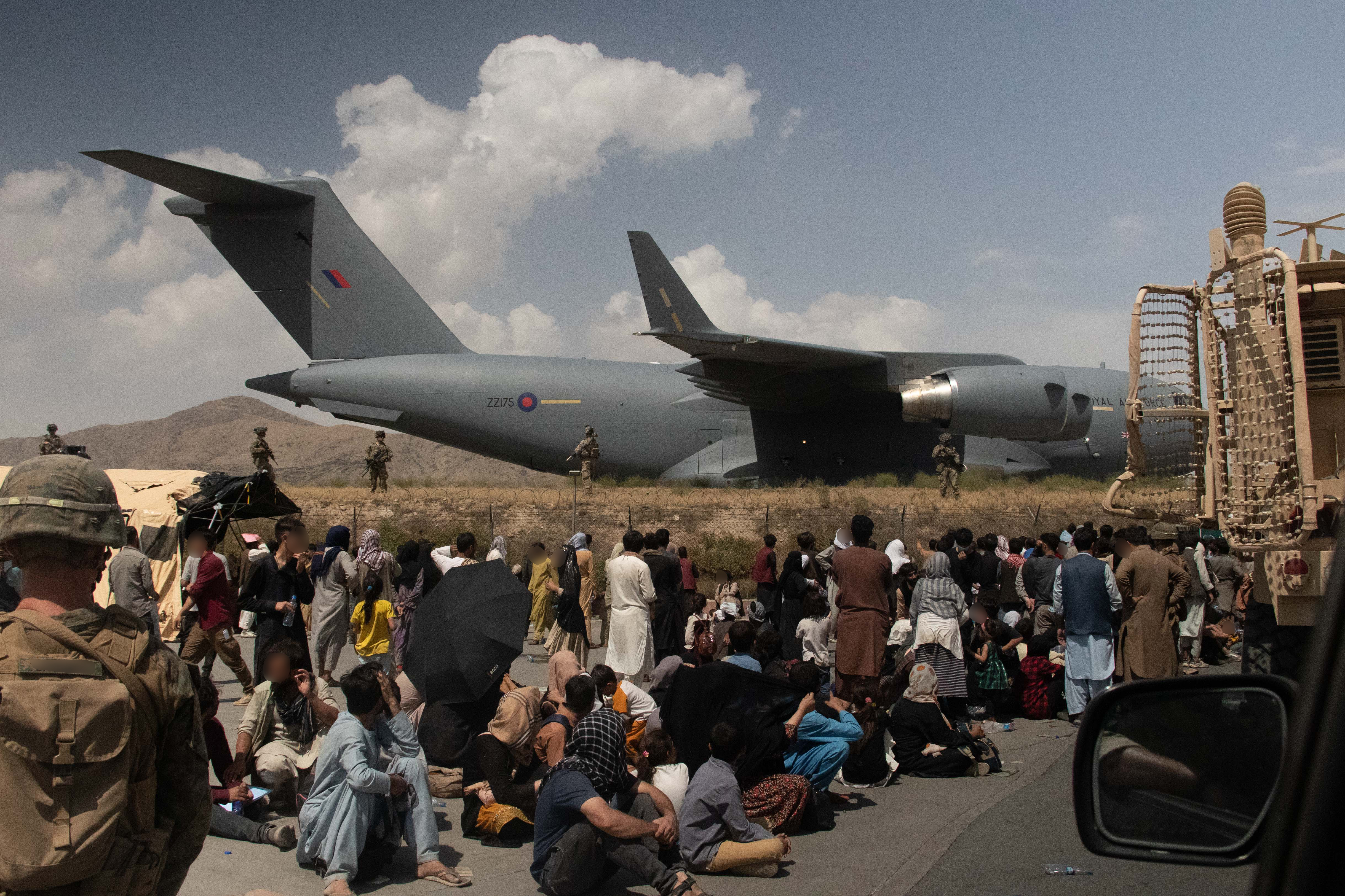 UK Armed Forces at Kabul Airport