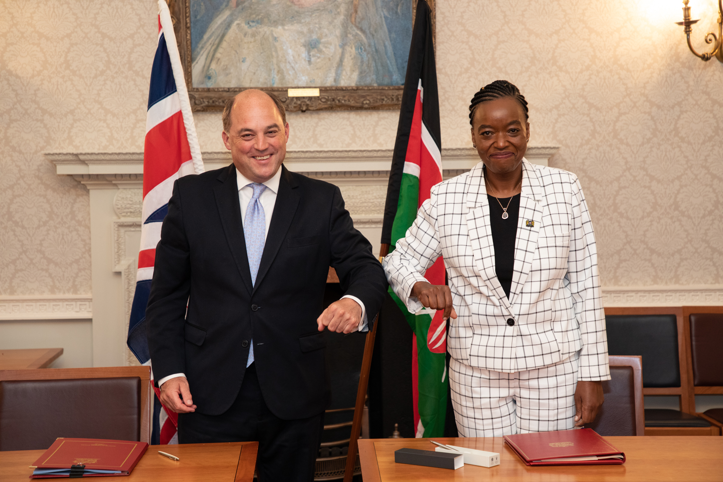 UK and Kenya sign new Defence Cooperation Agreement to tackle shared threat from Al-Shabaab, Ben Wallace 28072021 CREDIT MOD