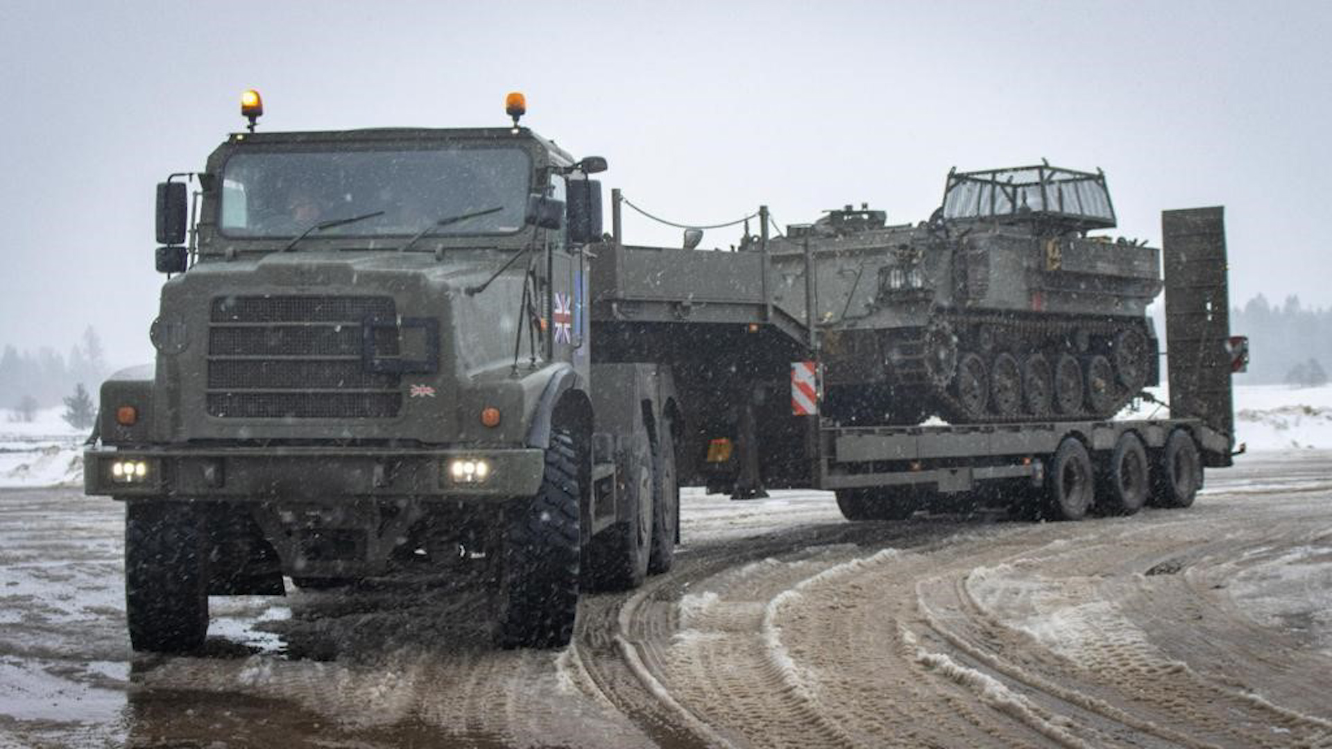 UK forces bolstering NATO's eastern European presence (Picture: MOD).