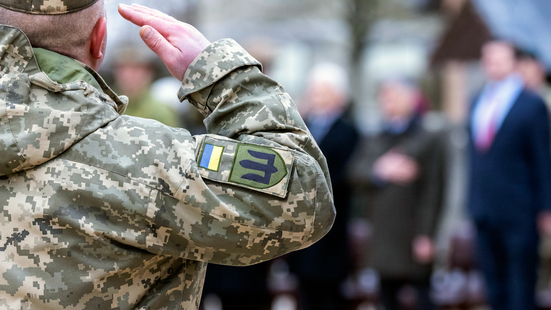 UK-led training of Ukrainian recruits in frontline combat skills 23022023 CREDIT MOD