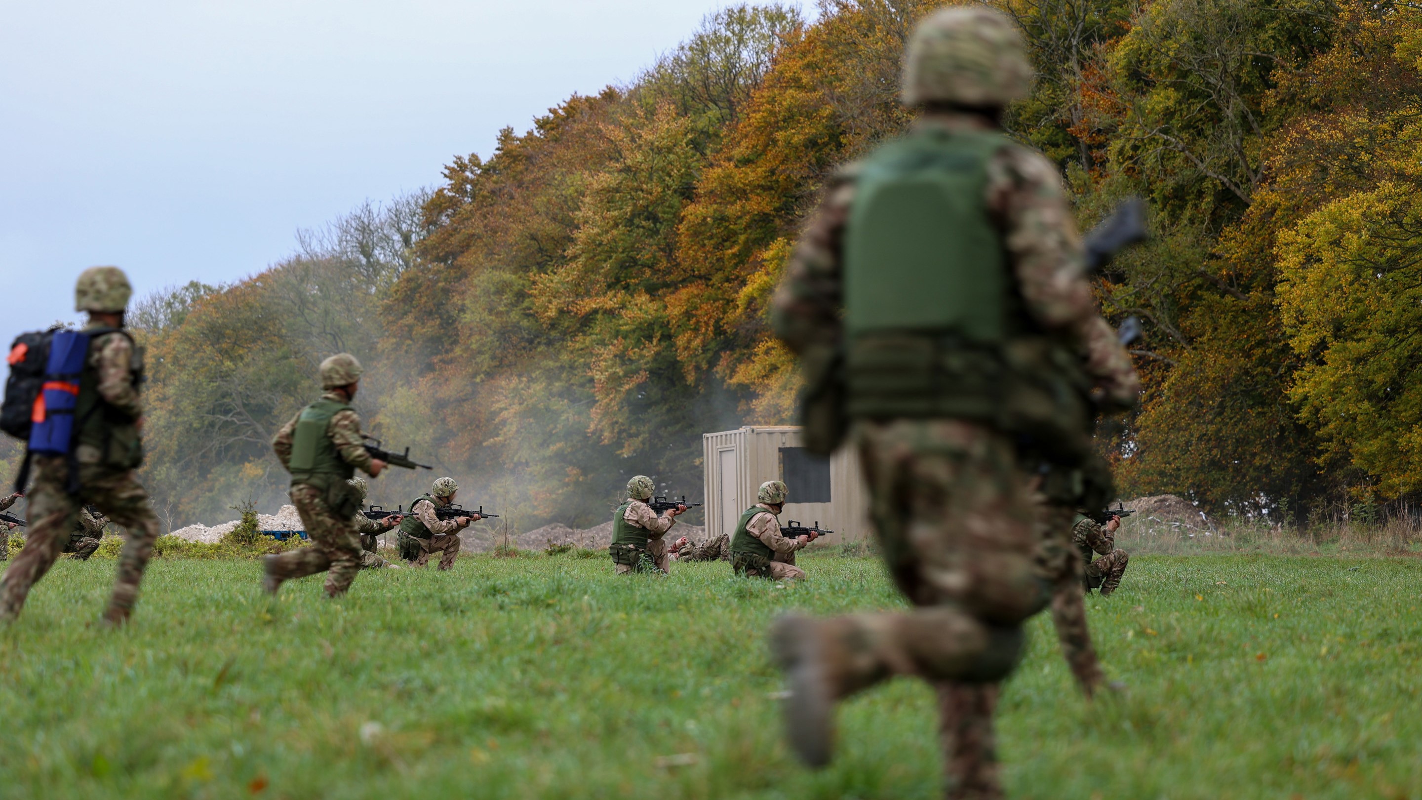 UK-led training programme for Ukrainian recruits