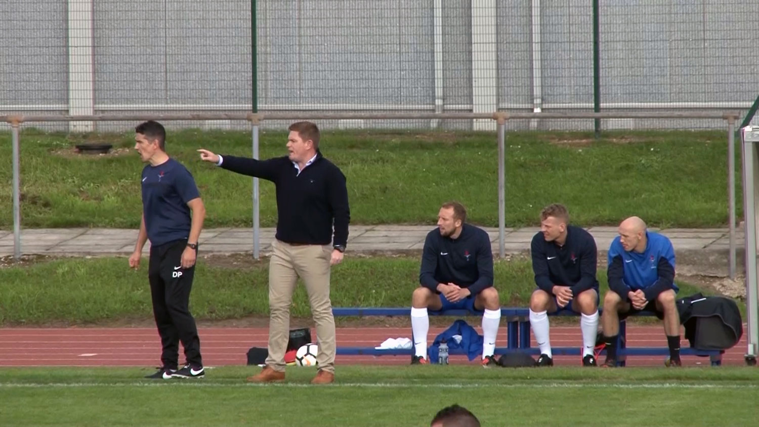 UK military footballers vs France, 2017