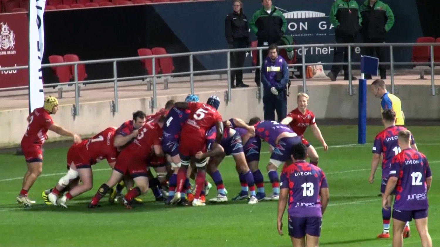 UK Armed Forces vs Bristol Utd Remembrance rugby match 2017