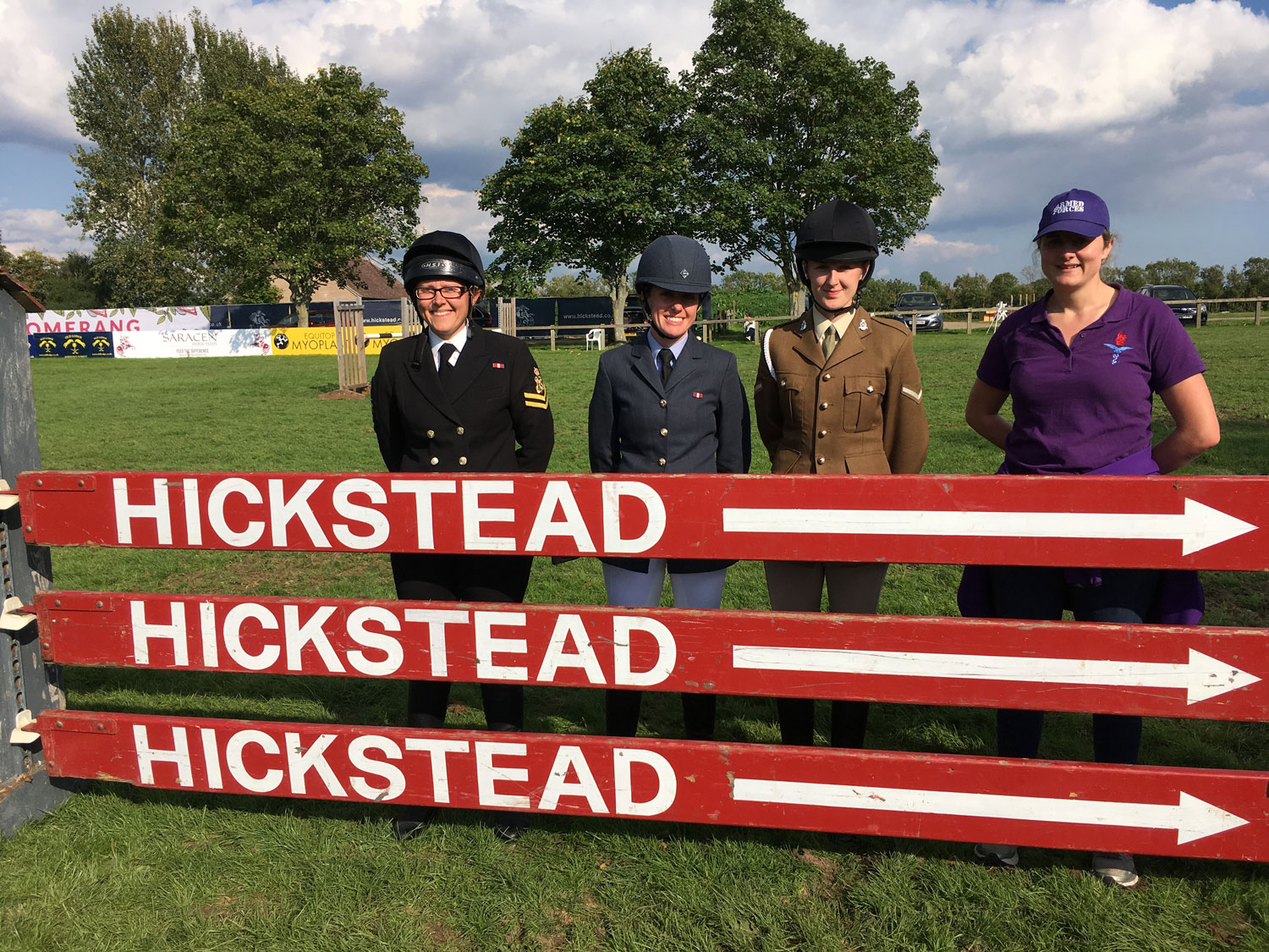 UK Armed Forces show jumping team Hickstead