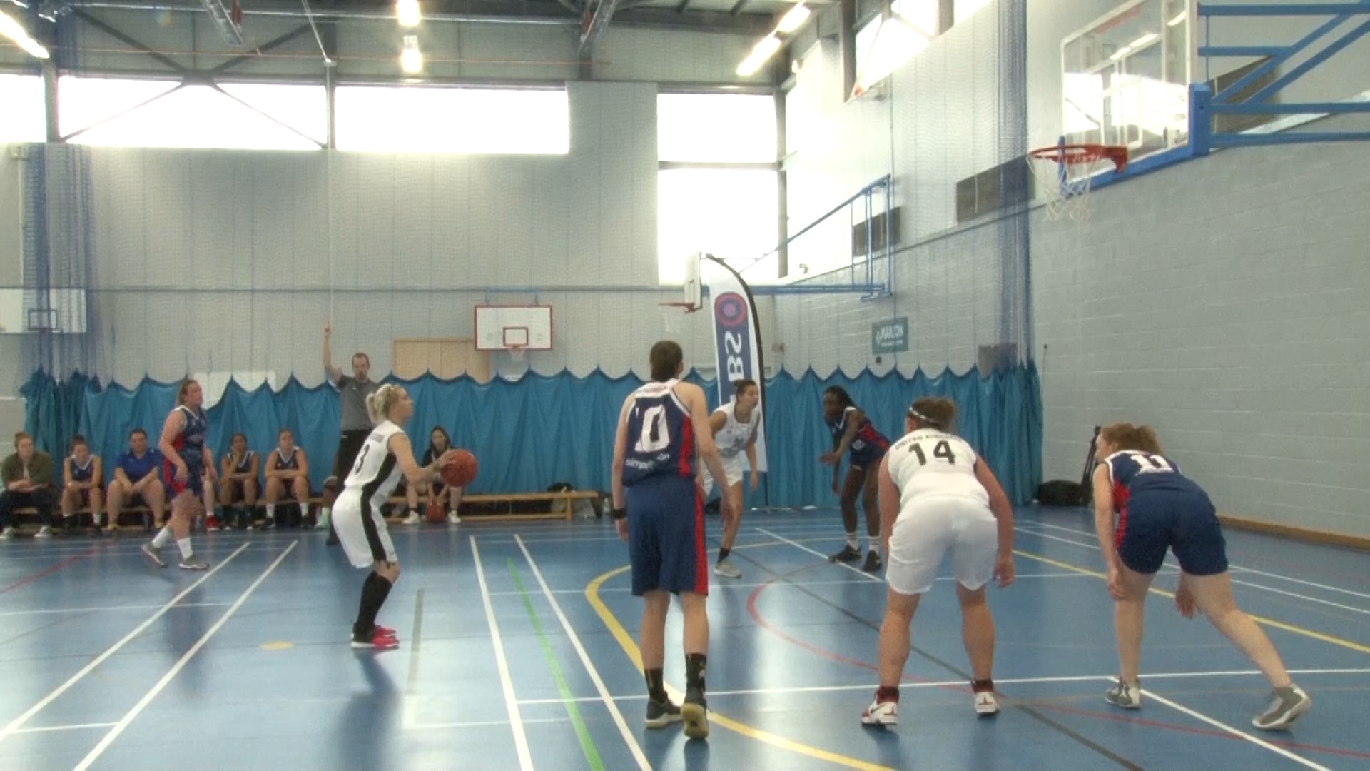The UKAF Women put up a fight against the Bristol Flyers.