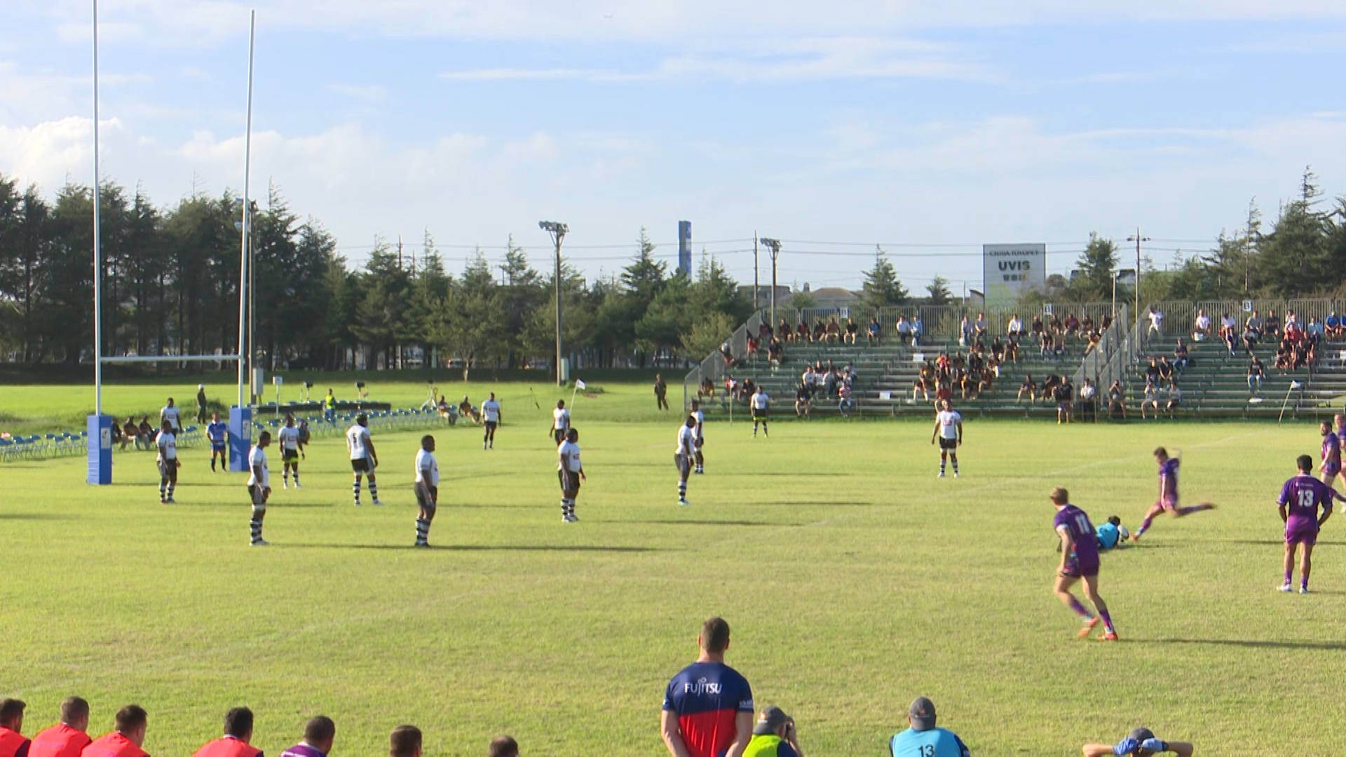 UKAF took an early lead through a James Dixon penalty.
