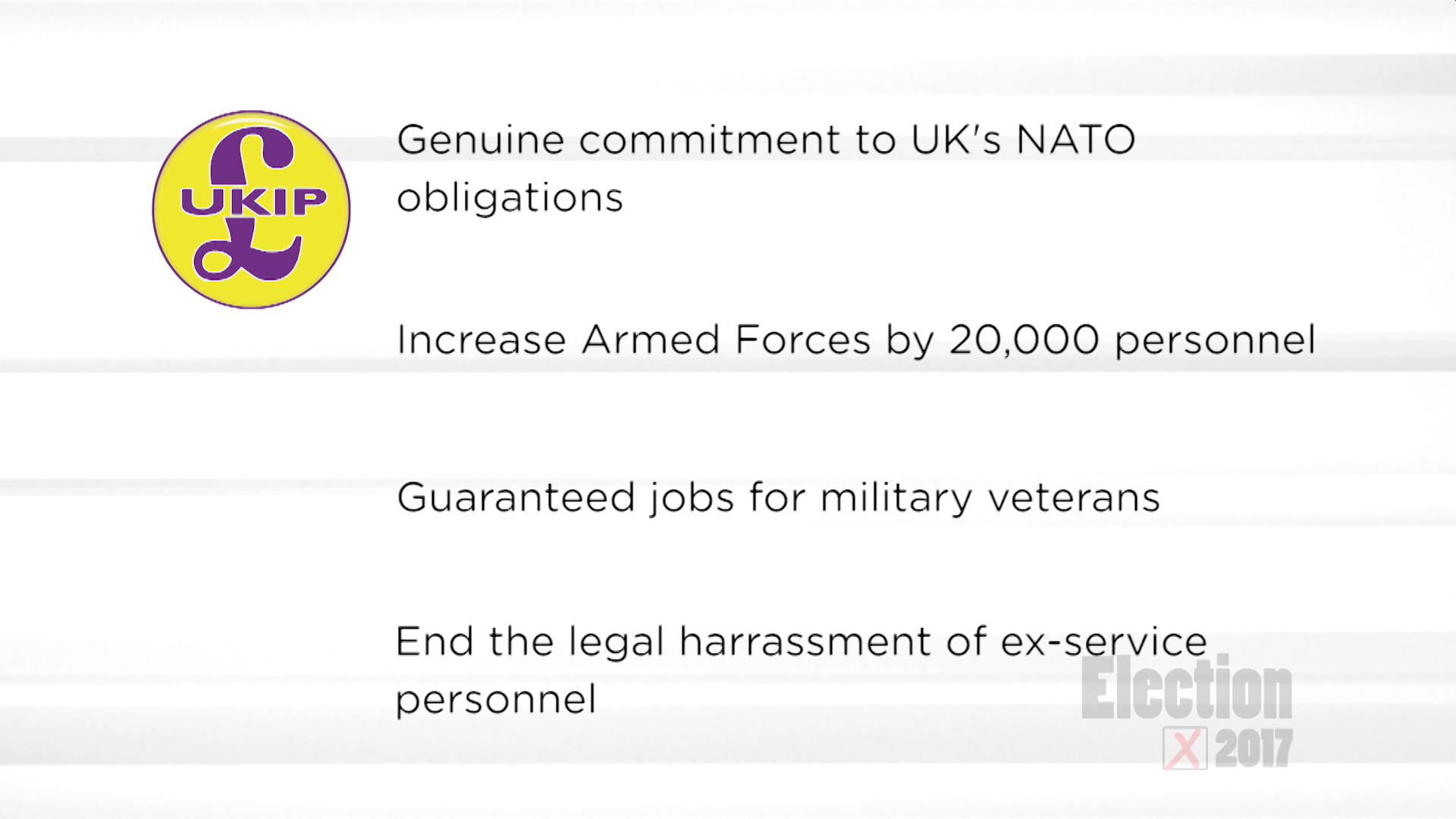 UKIP manifesto points