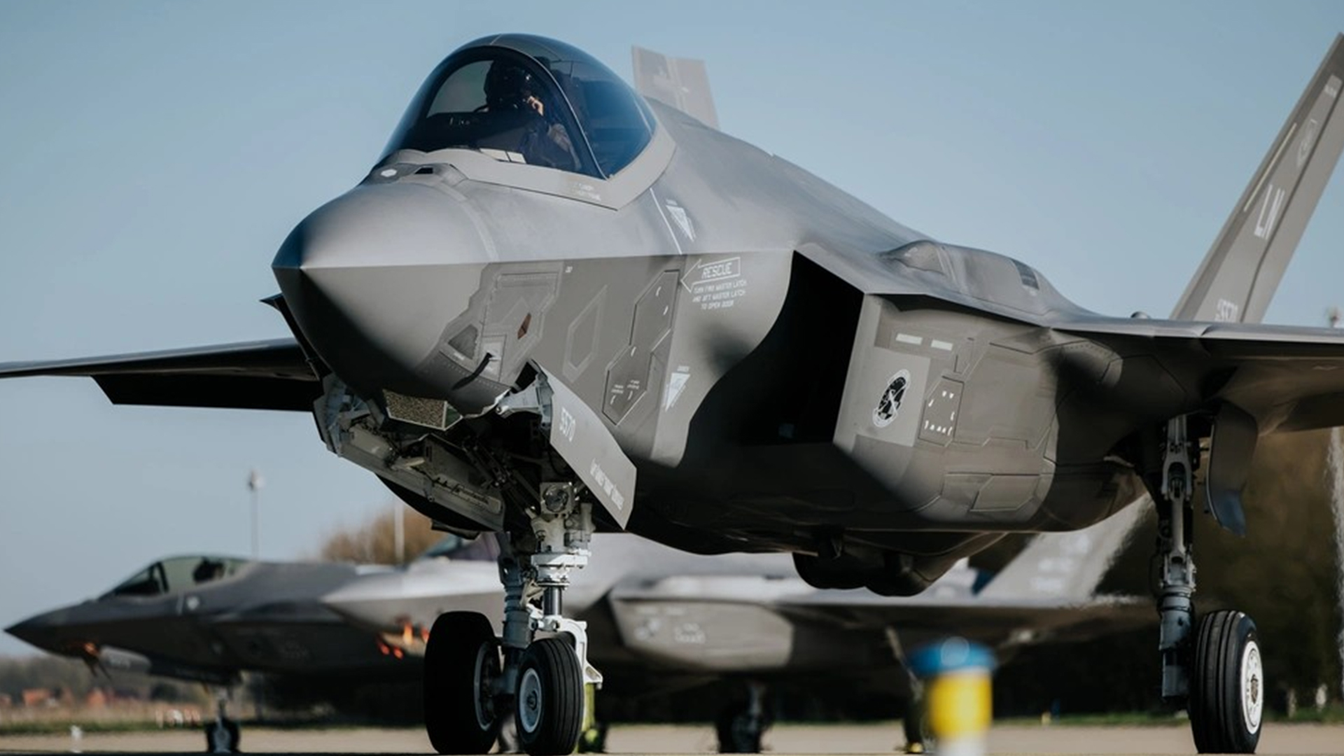 The US Air Force contingent included the F-35A Lightning II