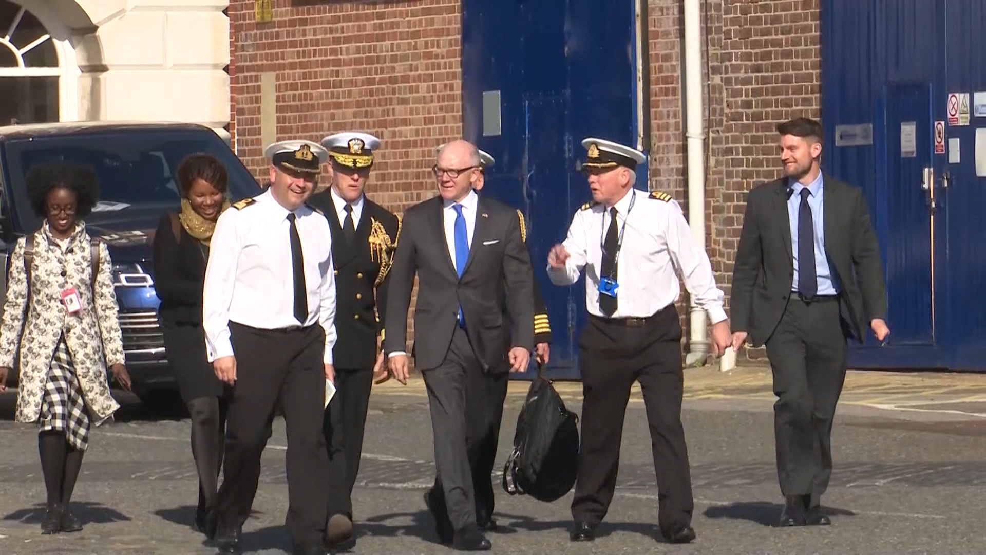 US Ambassador to the UK returns from harbour tour 304019 CREDIT BFBS.jpg