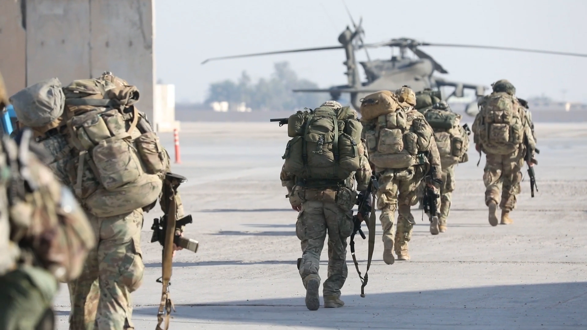 Cover image: US Army paratroopers at Camp Taji in January (Picture: US Department of Defense).