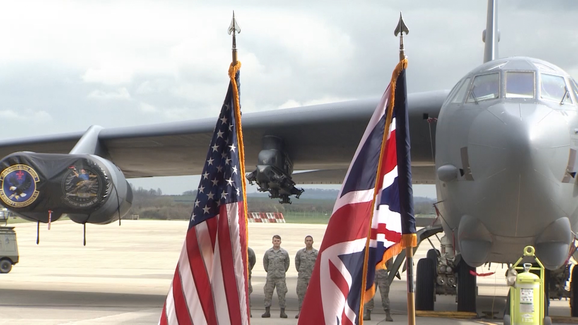 US B52 at RAF in UK 190319 CREDIT BFBS.jpg 