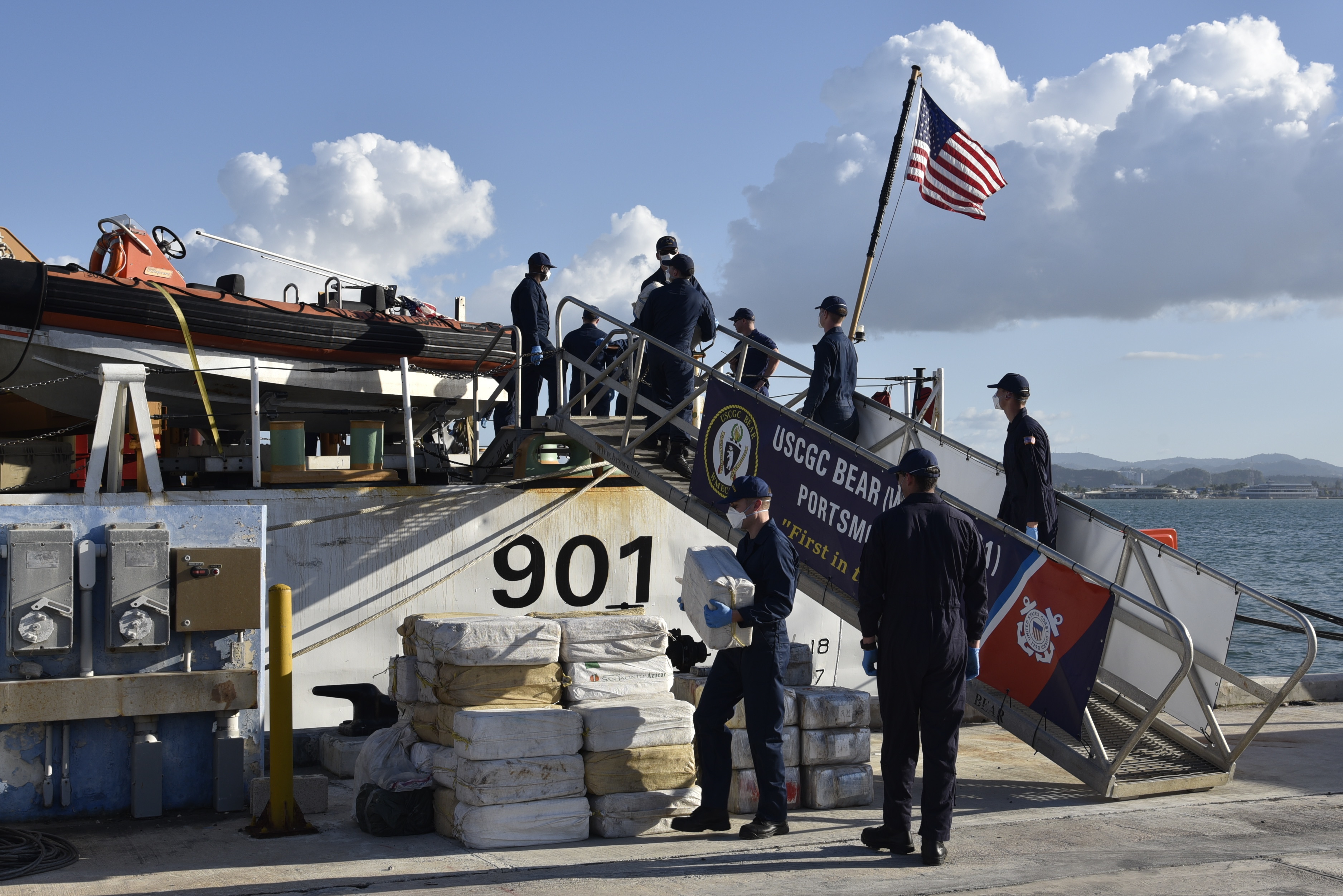 US Coastguard in Caribbean