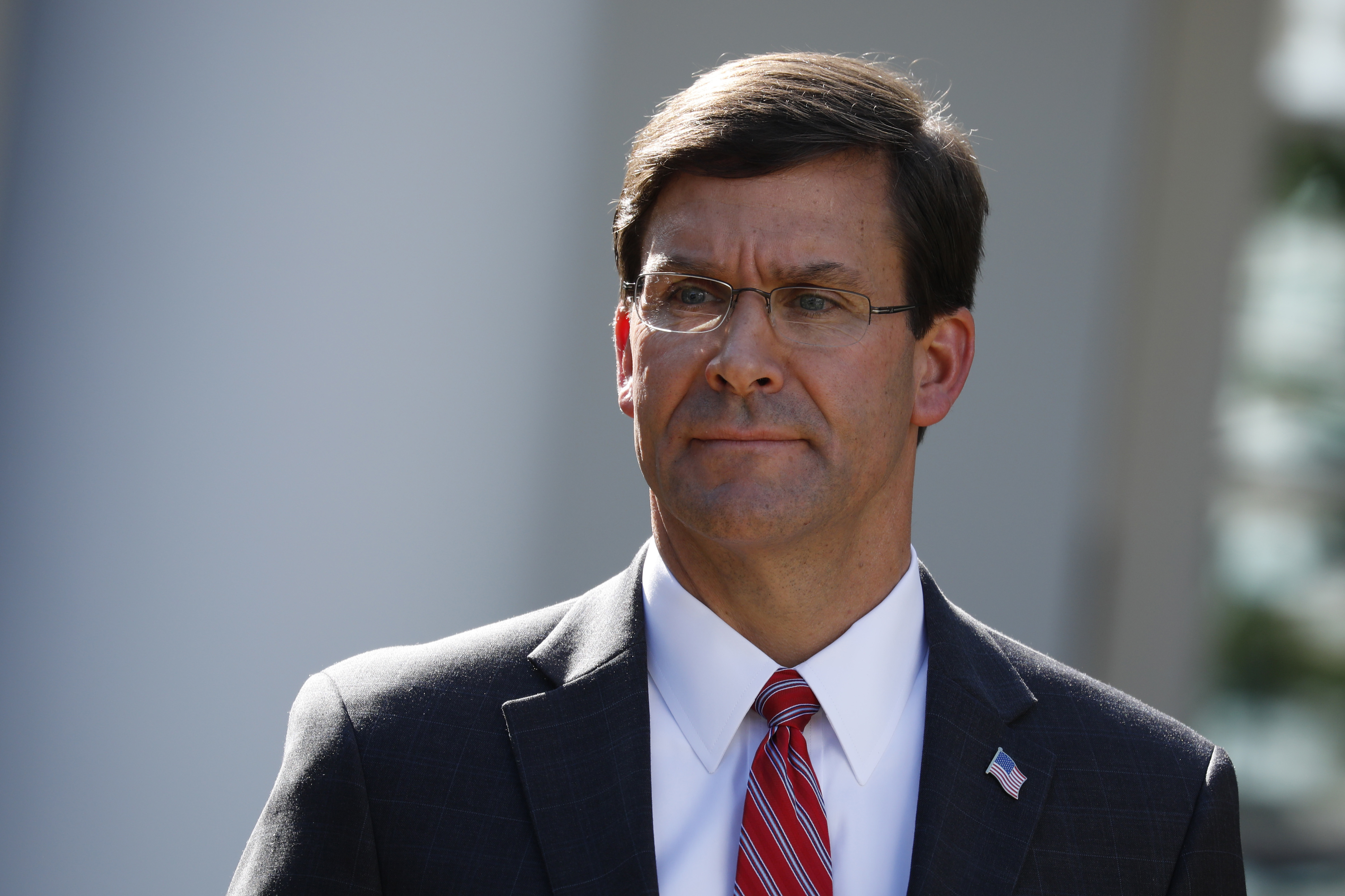 Mark Esper made the comments during a Pentagon briefing (Picture: PA).