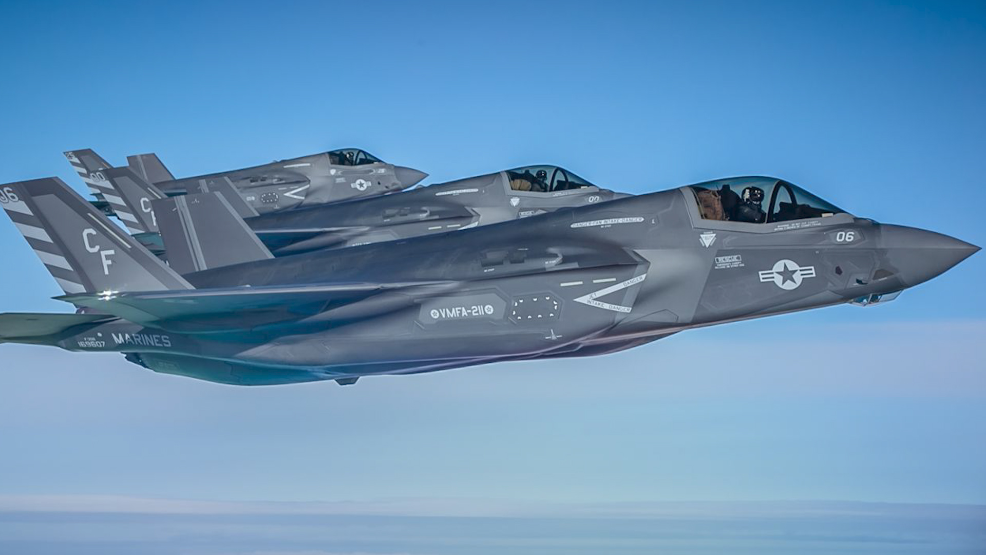 F-35Bs from the US Marine Corps are taking part in the exercise (Picture: RAF).
