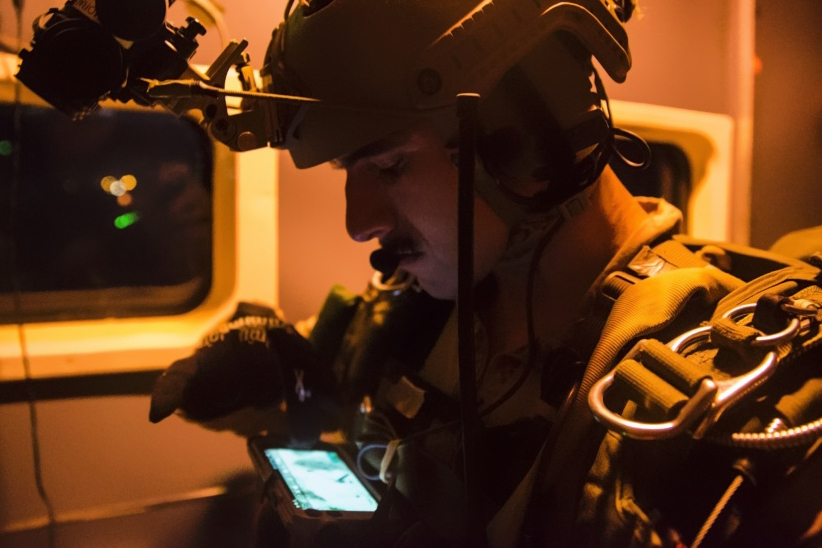ATAK app being used