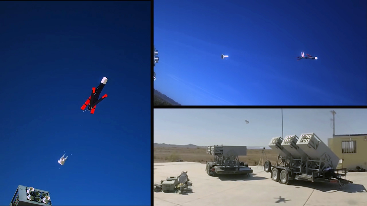 US Navy 'swarm drone' test