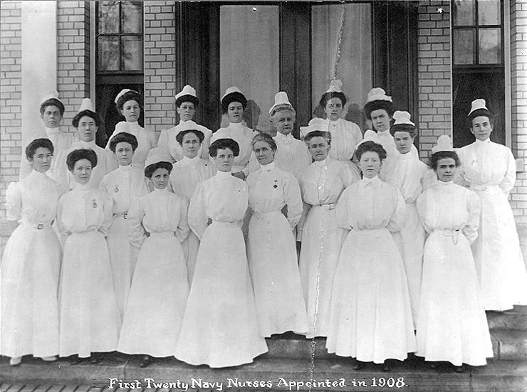 US Navy nurses, 1908