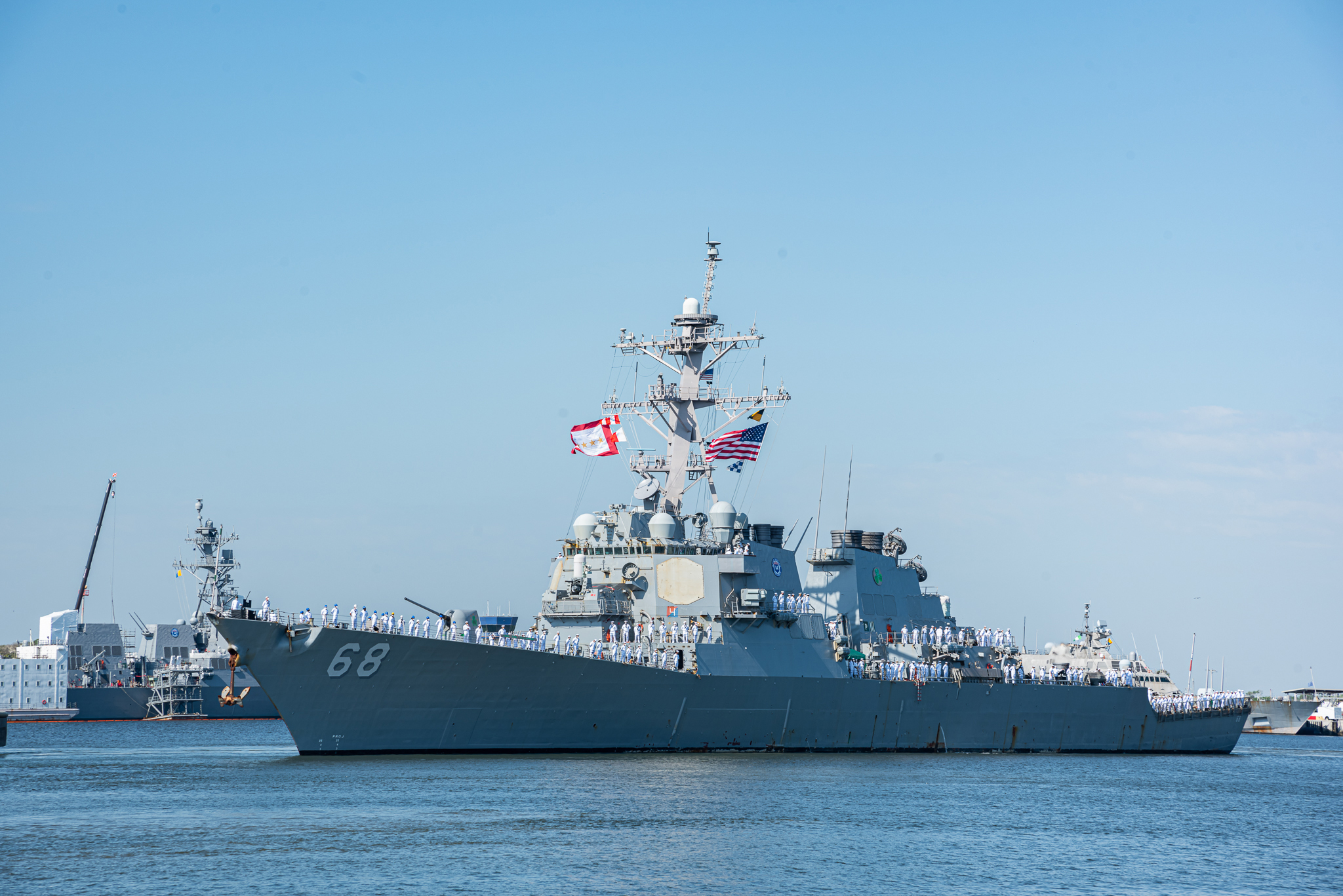 Cover image: USS The Sullivans departs from Mayport, Florida, to join the Carrier Strike Group (Picture: US Department of Defense).