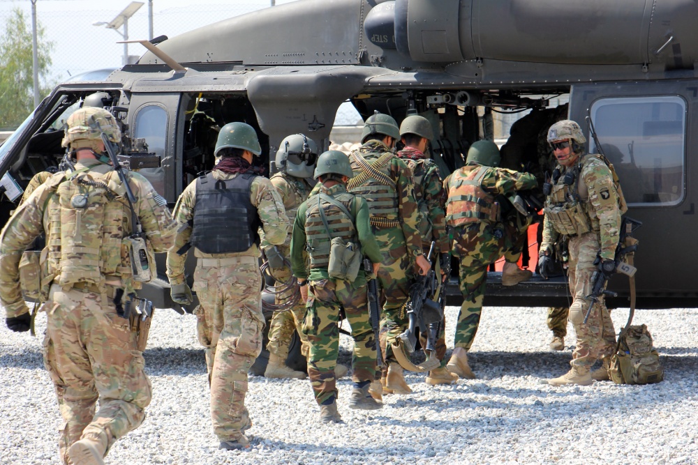 US Troops Afghanistan Helicopter