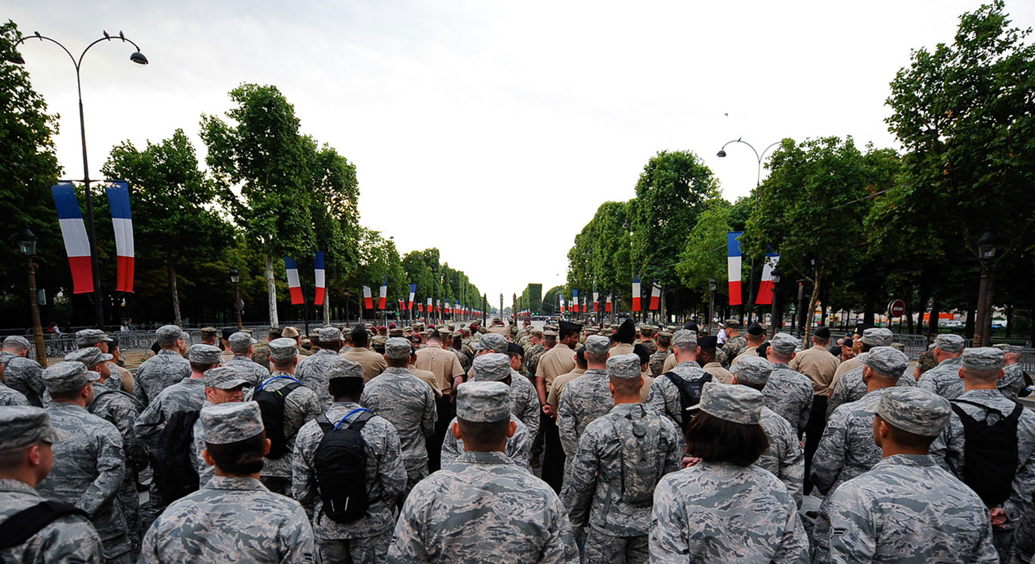 US Troops at Bastille Day in 2017