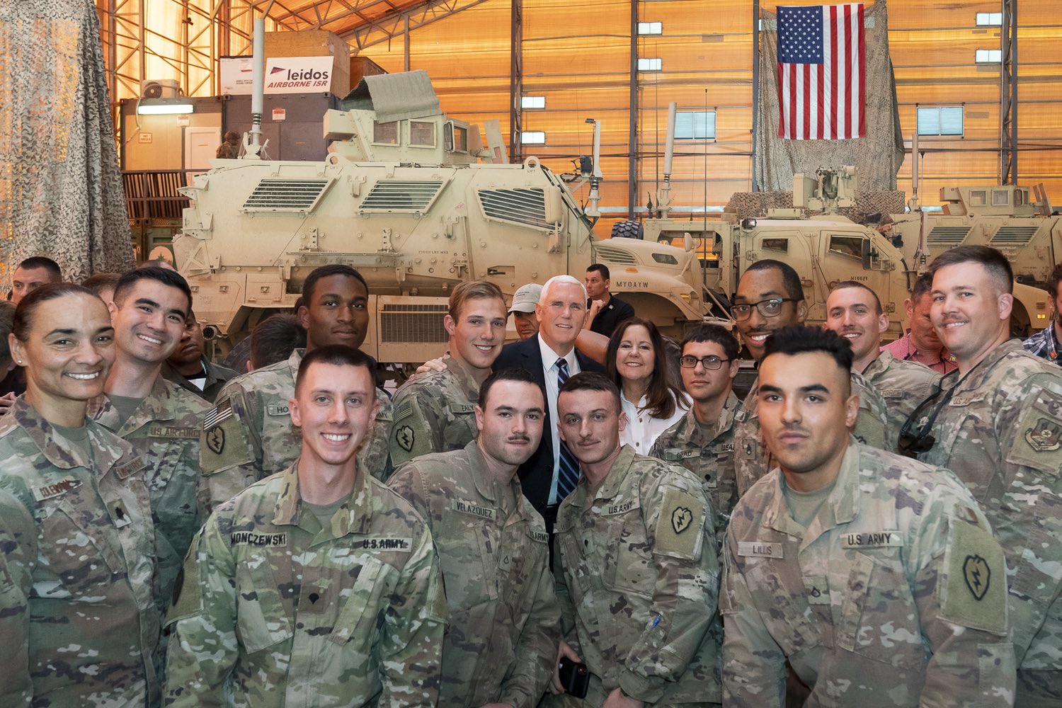 US Vice President Mike Pence makes unanounced visit to Iraq Credit Mike Pence Twitter