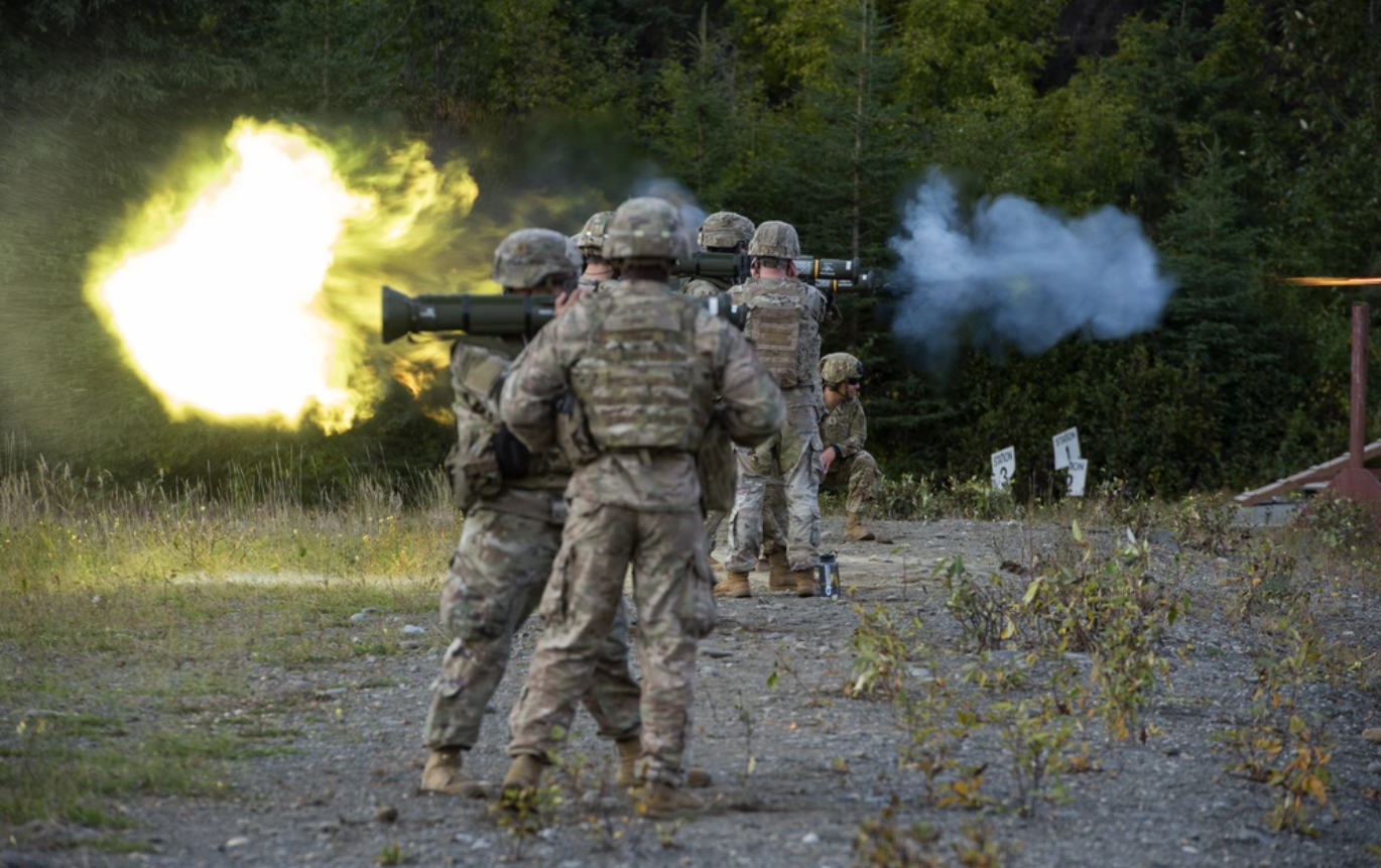 US paratroopers fire AT4 anti-tank rocket launchers US DOD
