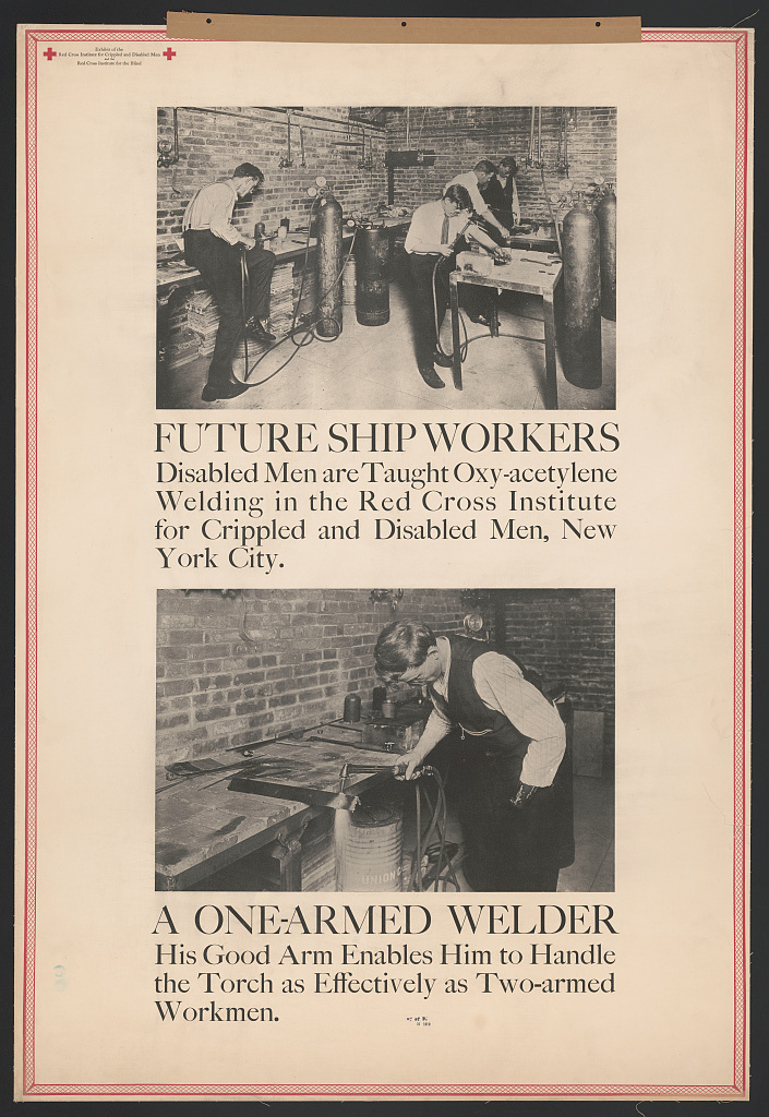 US world war 1 disabled veterans occupational rehabilition